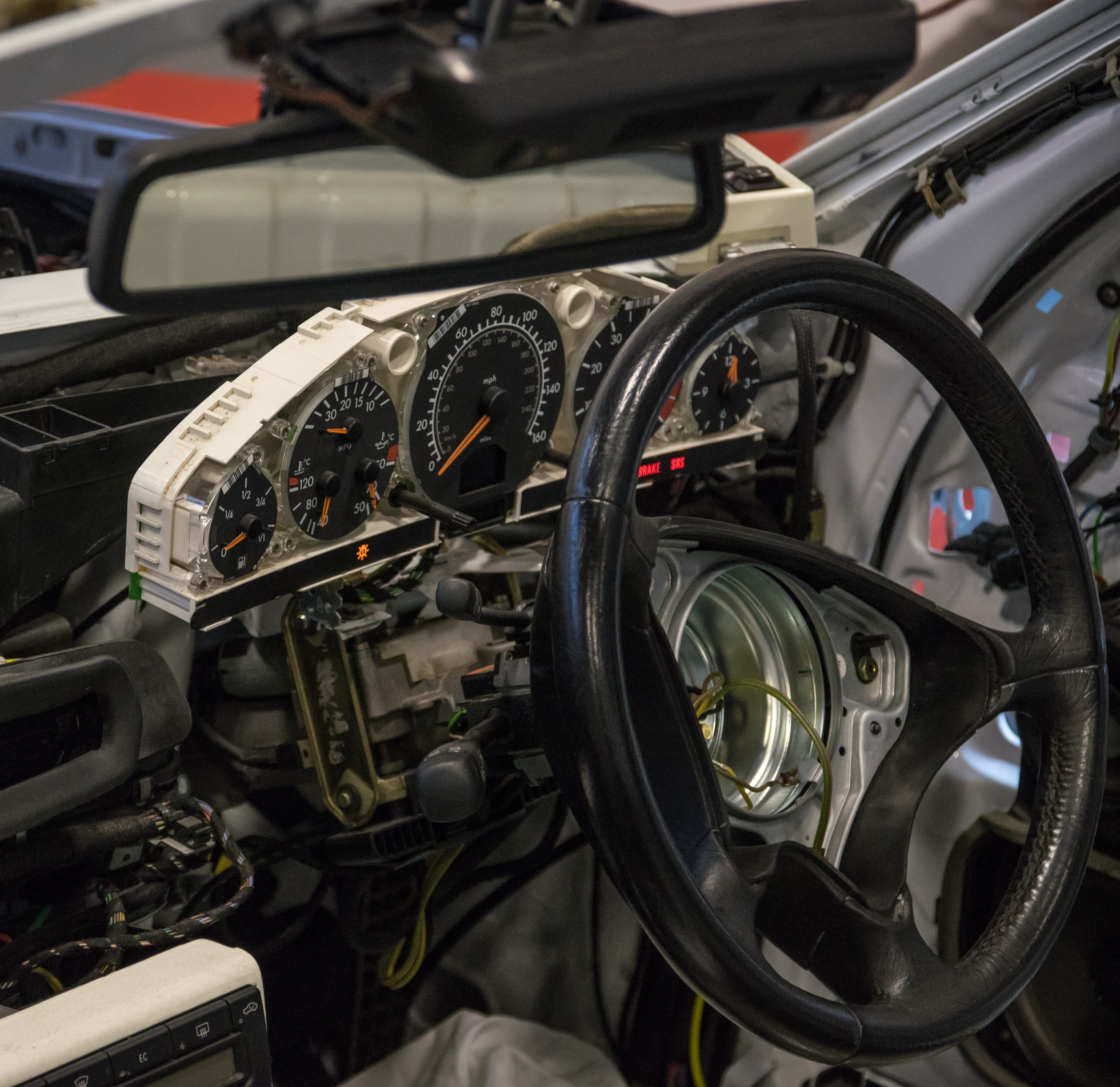 repairing, complexity, automotive, speedo, interior, vehicle part, land vehicle, garage, car, day, motor vehicle, indoors, dashboard, 4K, transportation, HD Wallpaper