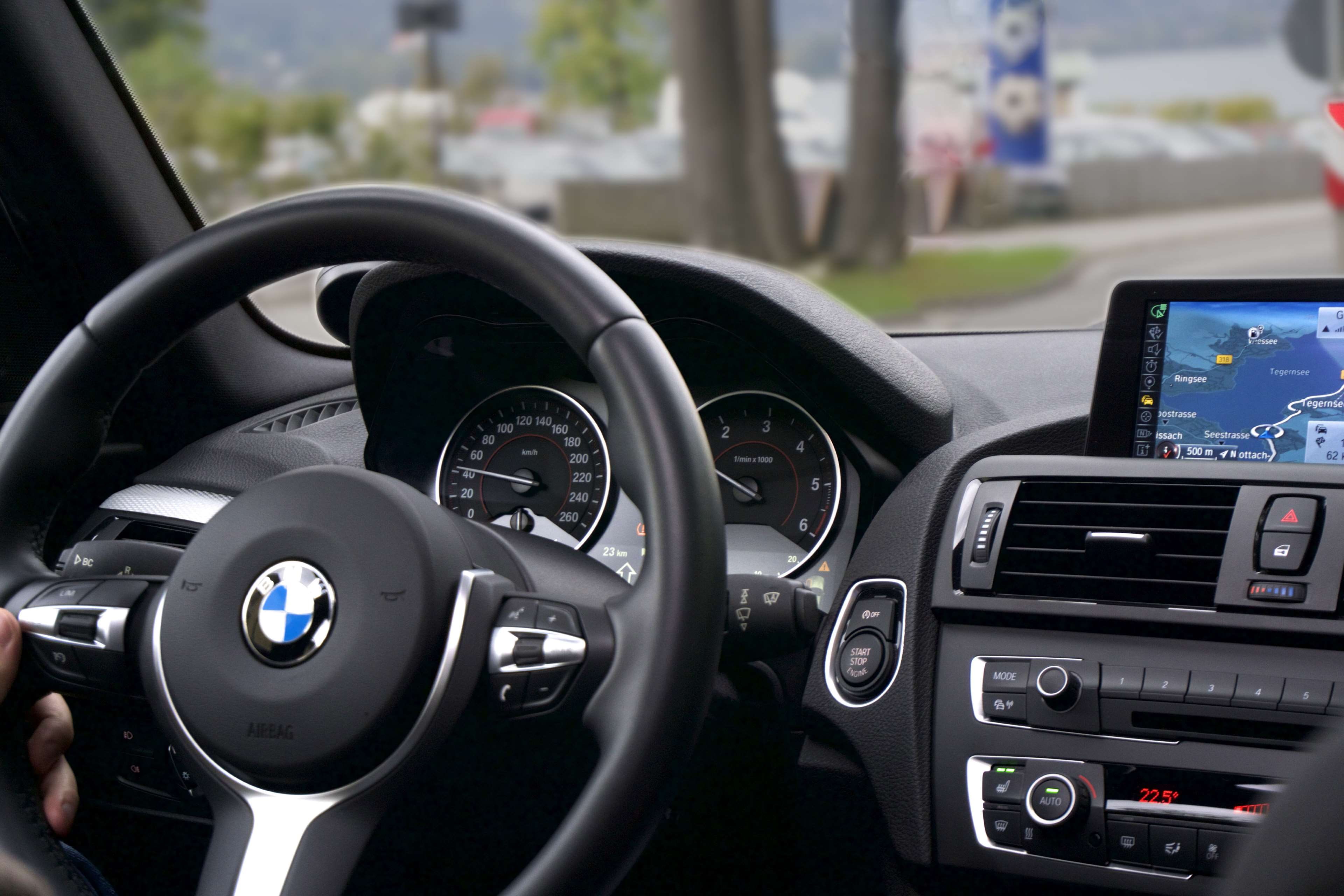 close-up, indoors, gauge, technology, control, global positioning system, luxury, steering wheel, travel, motor vehicle, tachometer, car, car interior, HD Wallpaper