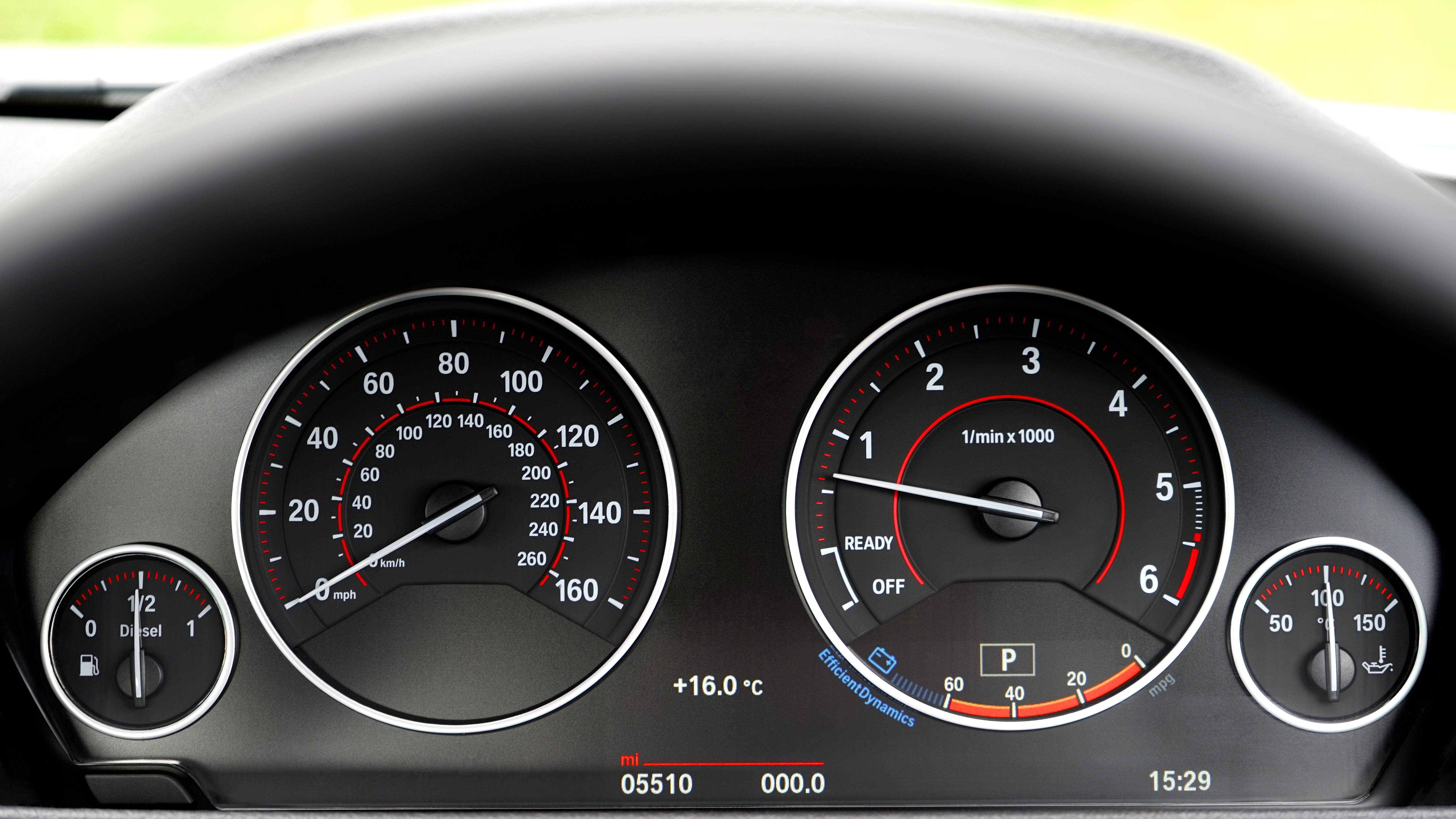 car interior, 5K, car, gauge, no people, transportation, shape, circle, white, private airplane, close-up, tachometer, speedometer, control, instrument of measurement, HD Wallpaper