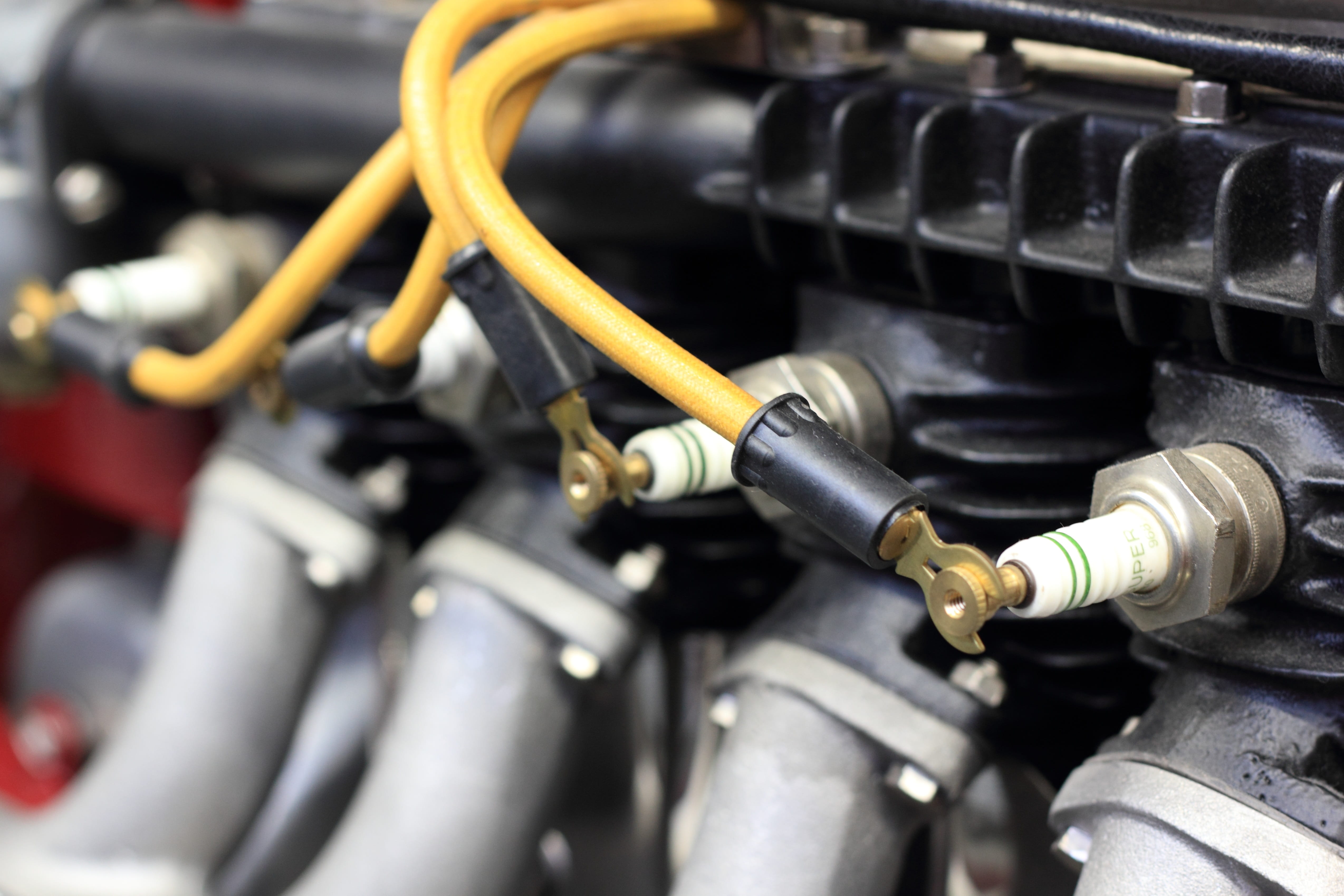 4K, motor vehicle, plugs, machine part, complexity, vehicle part, czech, spark, garden hose, technology, mode of transportation, car, wheel, repairing, HD Wallpaper