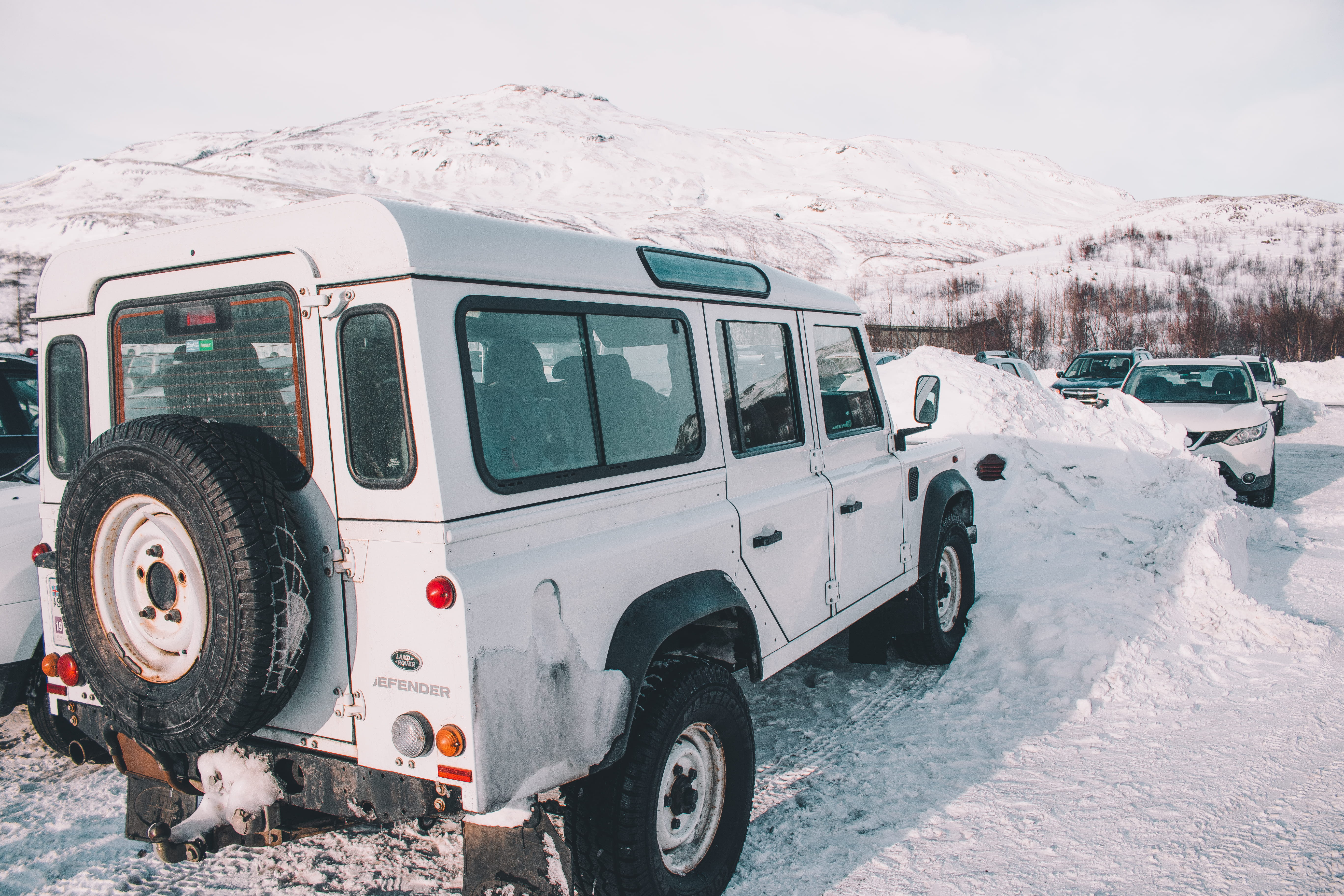 transportation, grey, mountain, truck, wheel, winter, human, extreme weather, mode of transportation, machine, car wheel, vehicle, nature, landscape, beauty in nature, HD Wallpaper