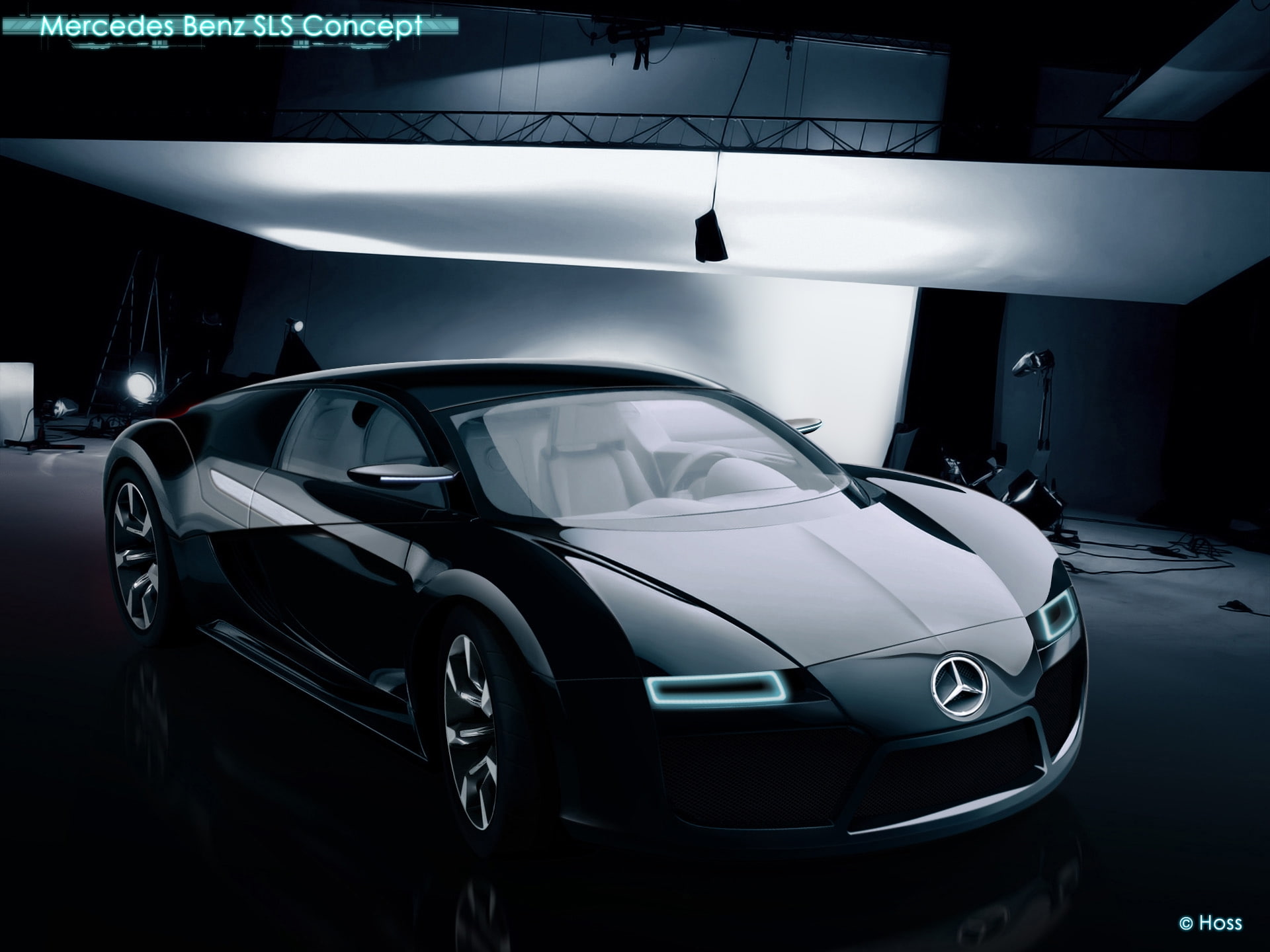 vehicles, concept, car, 1080P, mercedes benz, hd, mercedes, sls, benz, HD Wallpaper