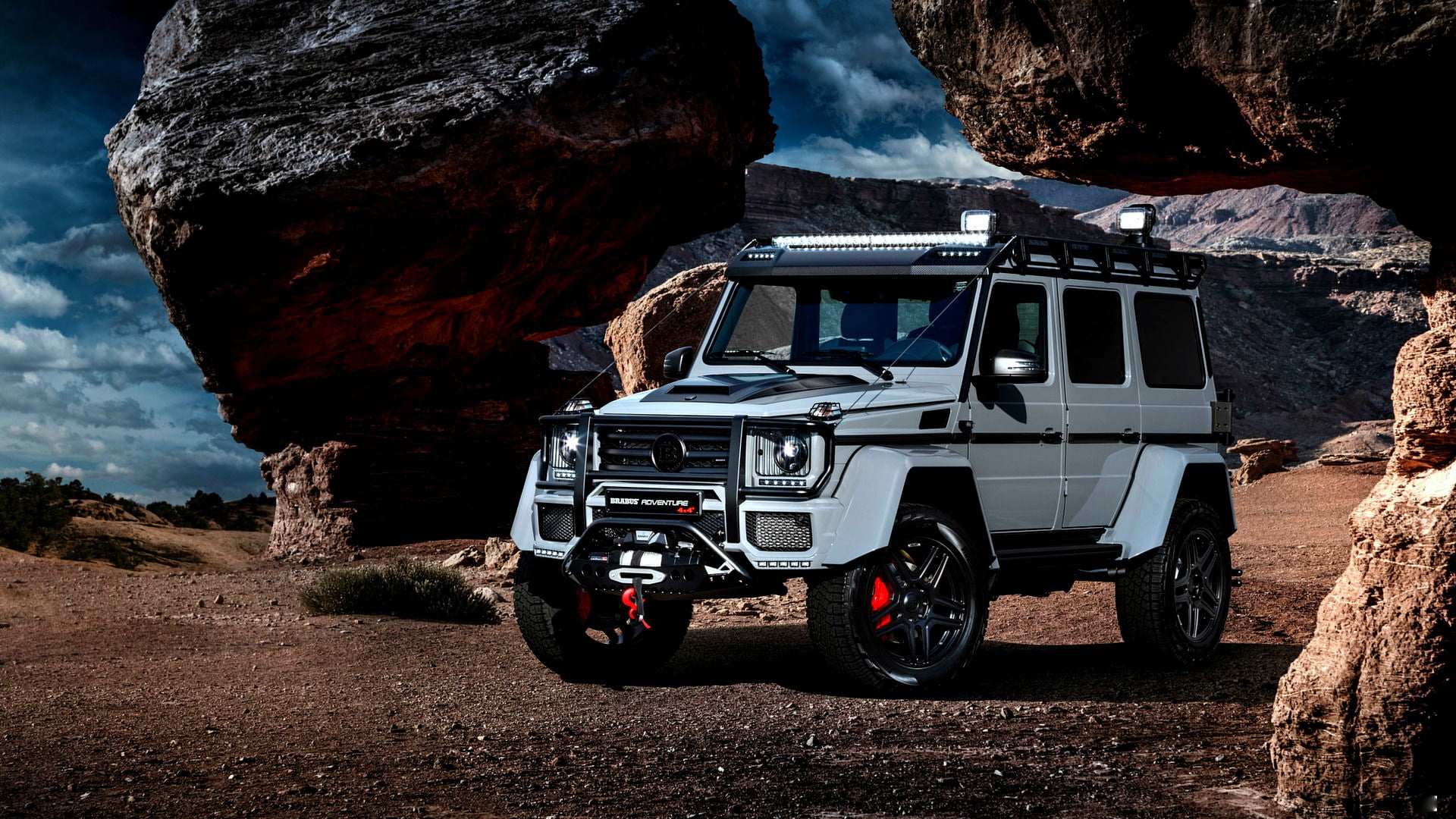 Brabus, 1080P, whells, Mercedes, 4x4, G Class, Restyling, HD Wallpaper