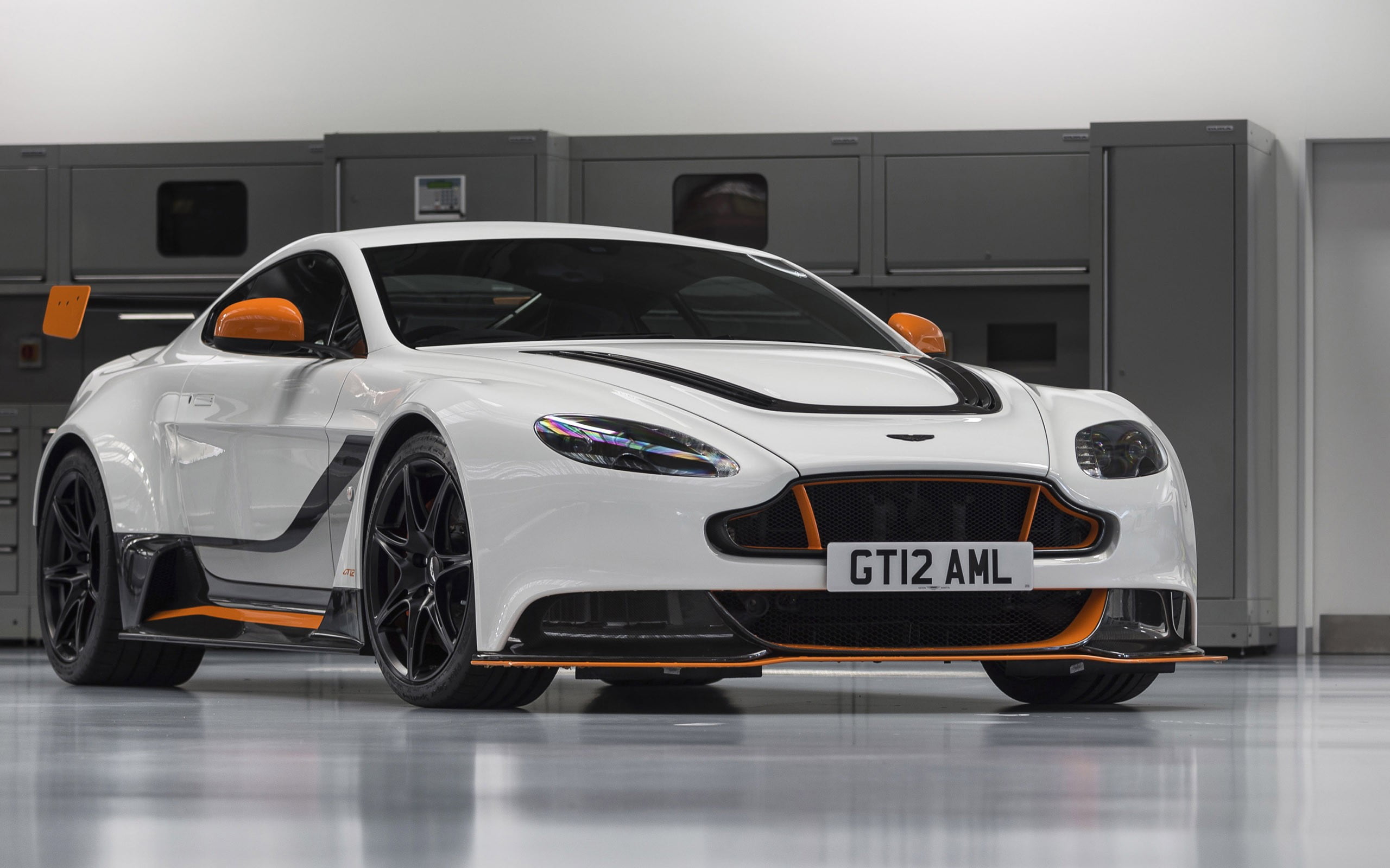 transportation, Aston Martin GT12 Vantage, sports race, motor vehicle, speed, showroom, 2K, competition, sports car, civic, text, land vehicle, black, HD Wallpaper
