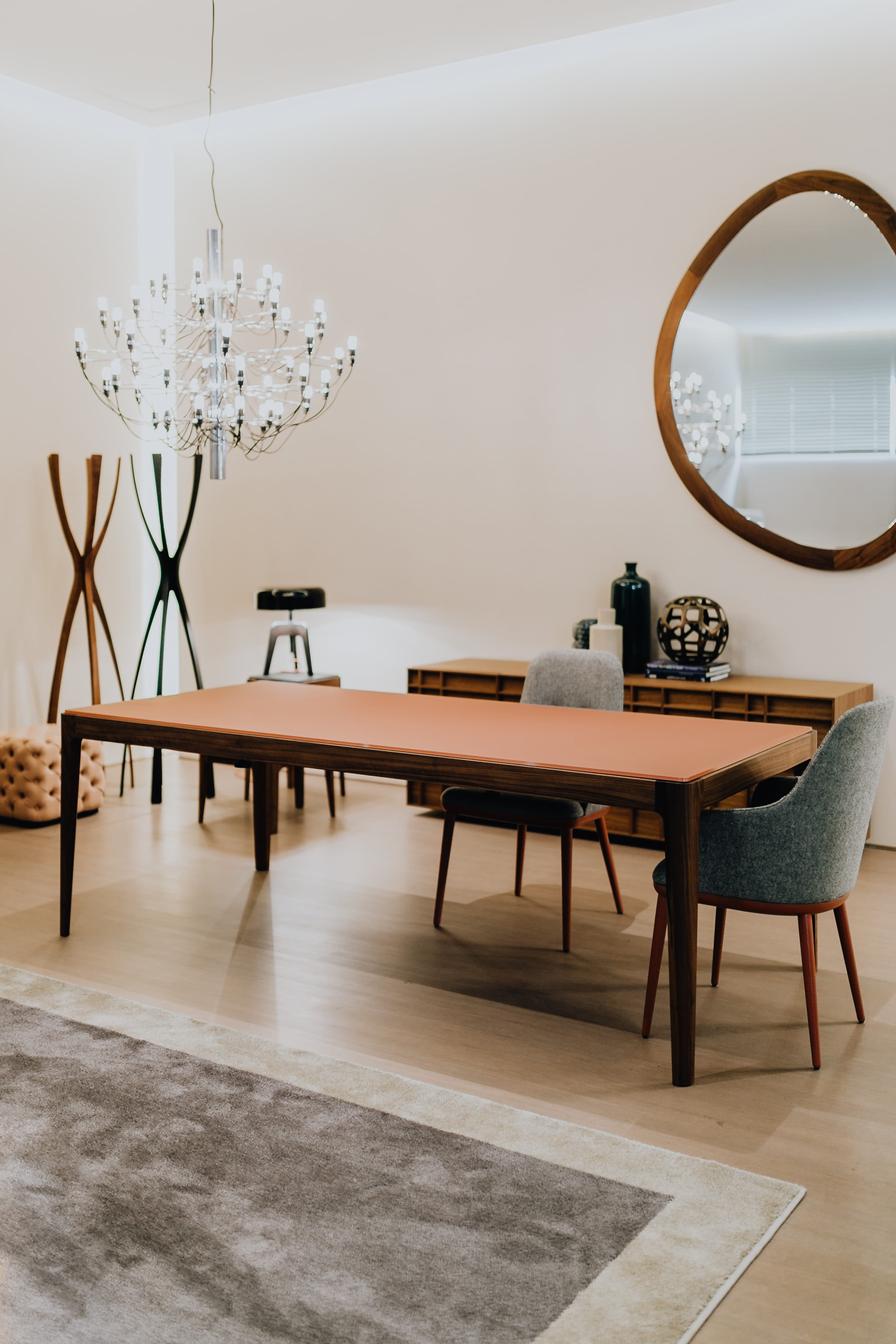 porada, modern, showroom, wood - material, indoors, absence, tiled floor, expensive, interior design, home, domestic, living, lighting equipment, home showcase interior, Phone HD Wallpaper