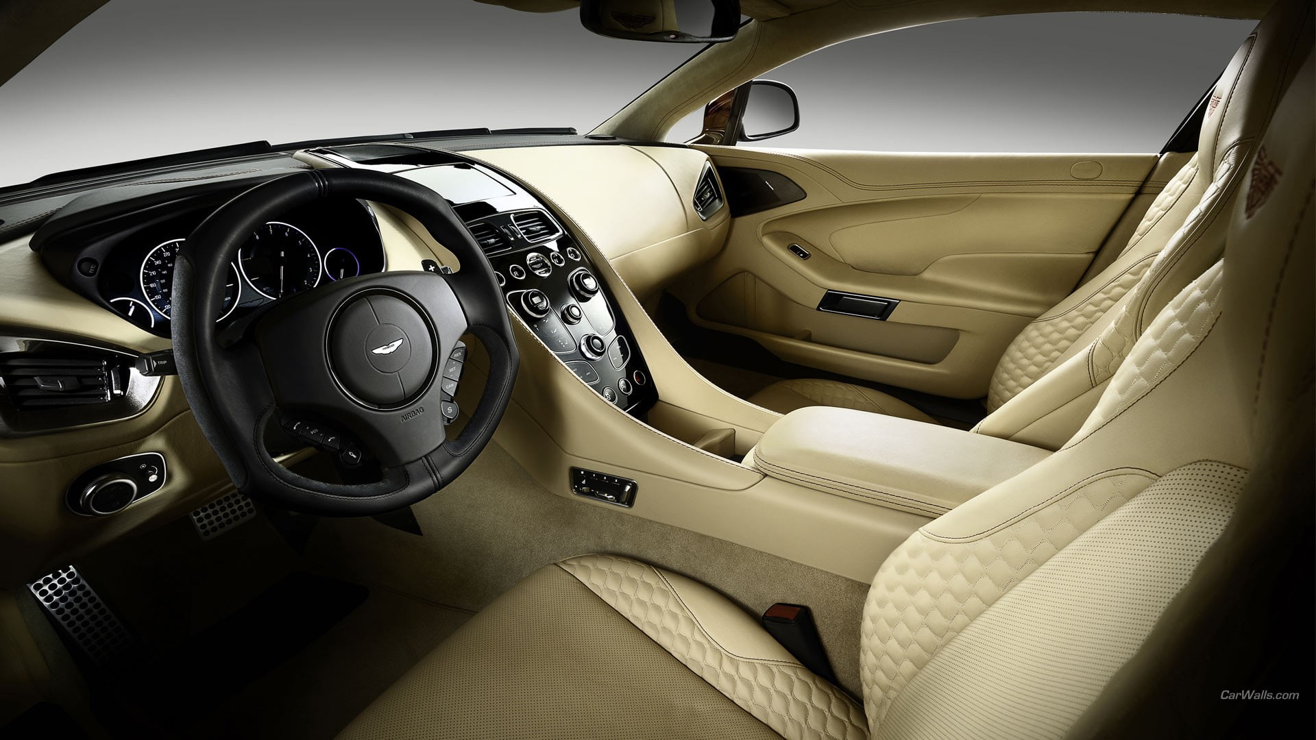 speedometer, mode of transportation, luxury, wheel, 1080P, leather, mazda, seat, modern, indoors, control panel, land vehicle, wealth, control, motor vehicle, HD Wallpaper