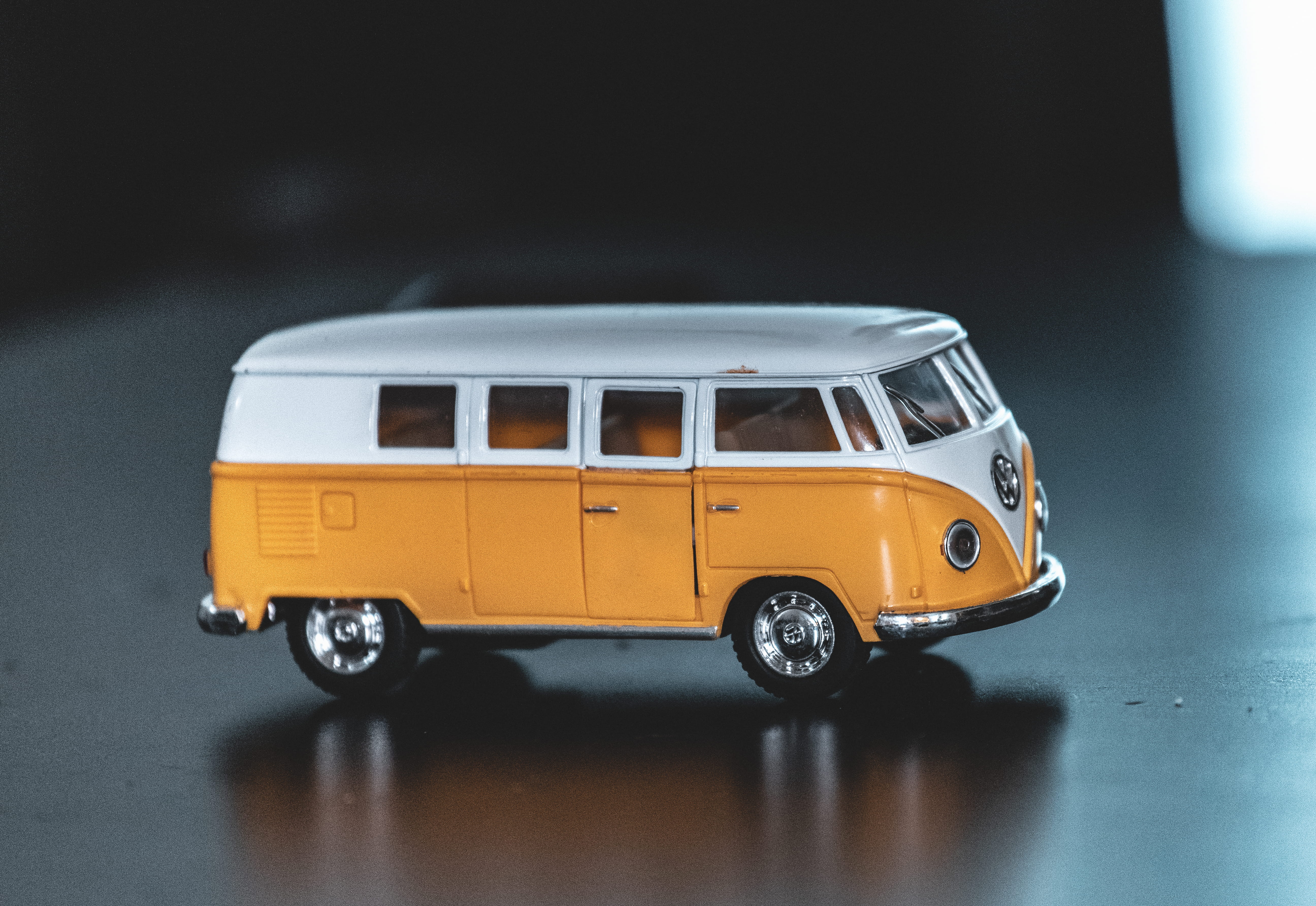 land vehicle, apparel, tire, transportation, 5K, close-up, yellow, model, mode of transportation, automobile, car wheel, toy, toy car, bus, rv, white, HD Wallpaper