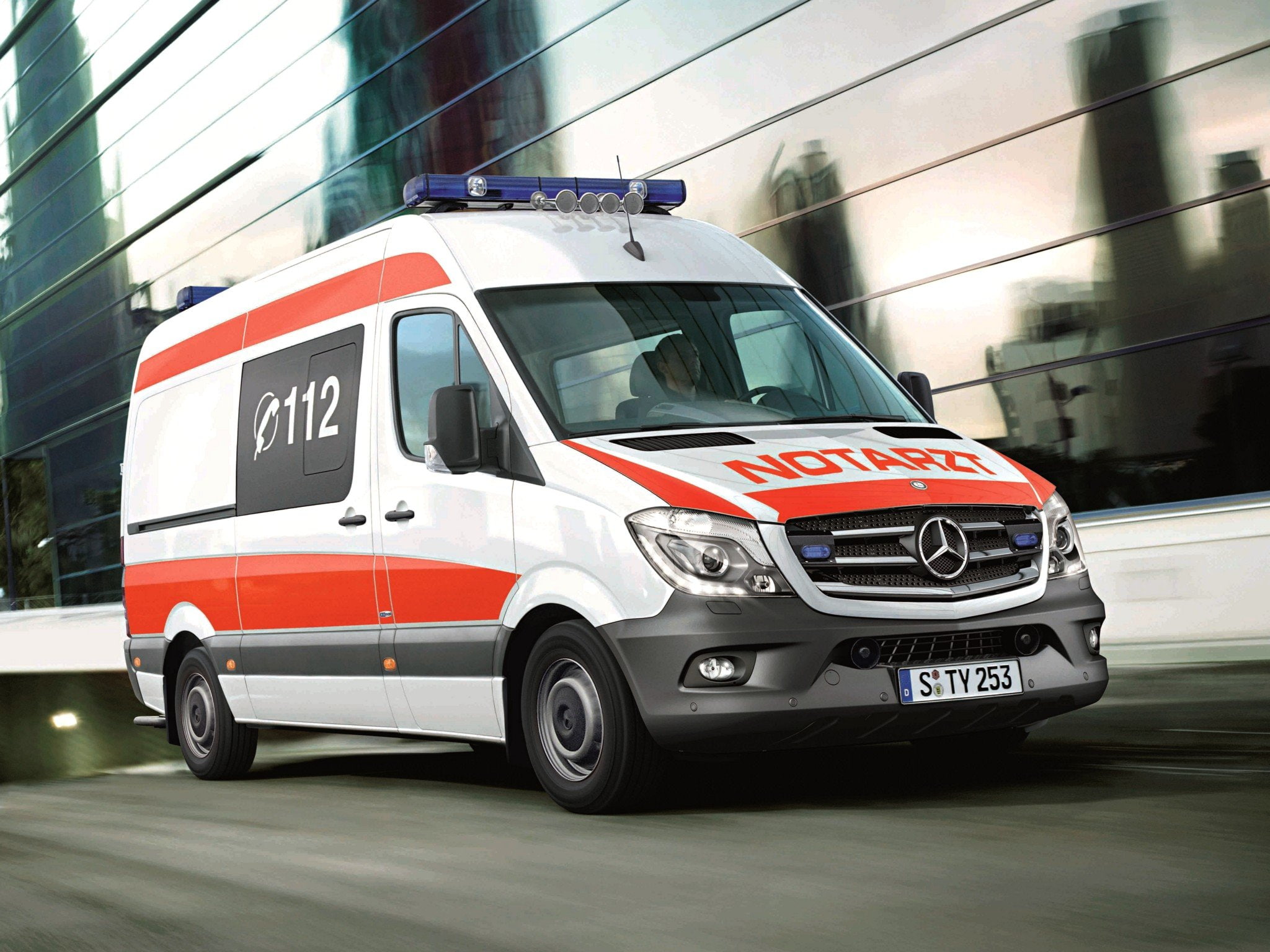 1080P, 906, 2013, mercedes, benz, emergency, ambulance, sprinter, notarzt, HD Wallpaper
