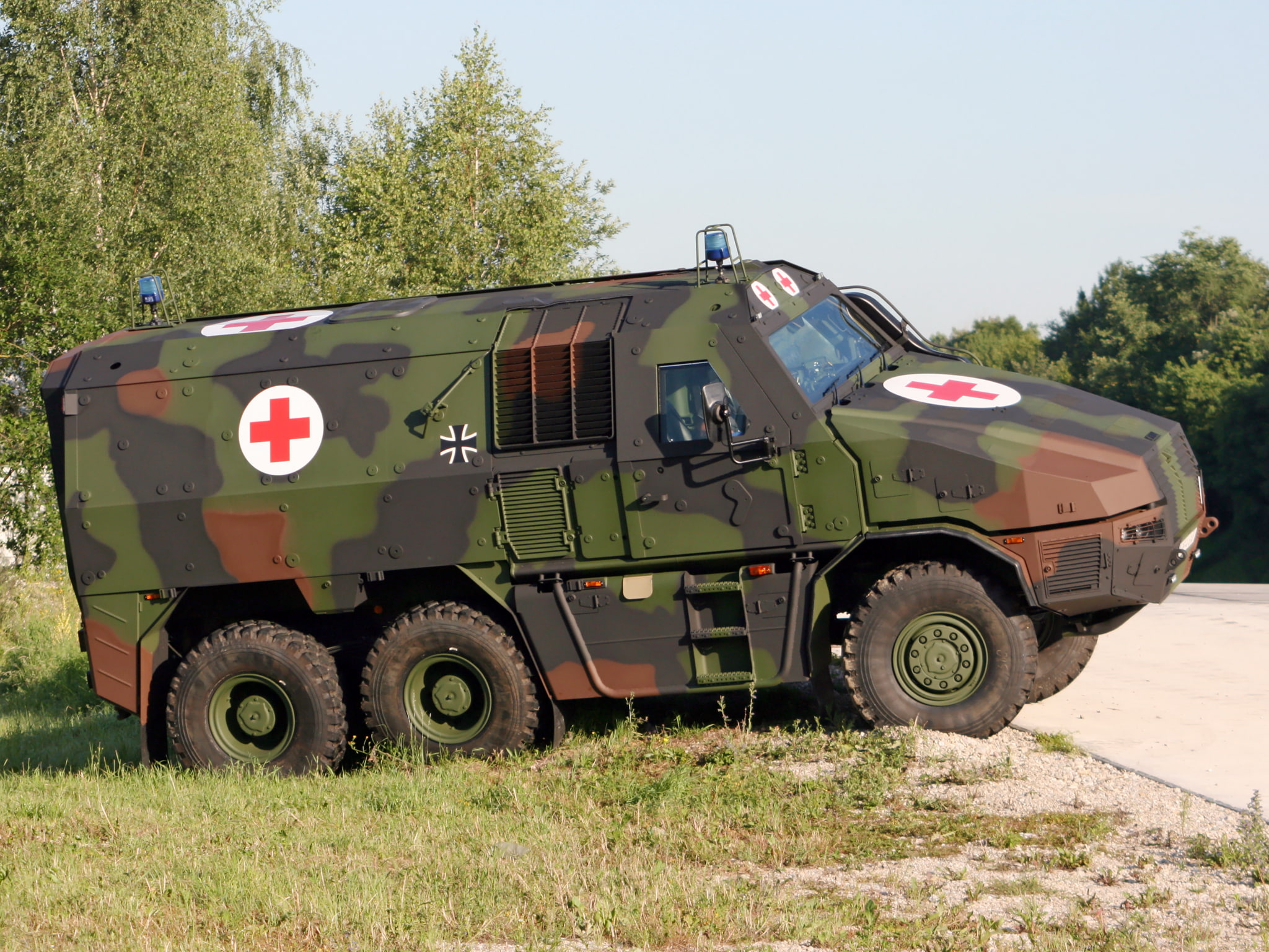 military, gff4, kmw, 2010, 1080P, ambulance, 6x6, HD Wallpaper