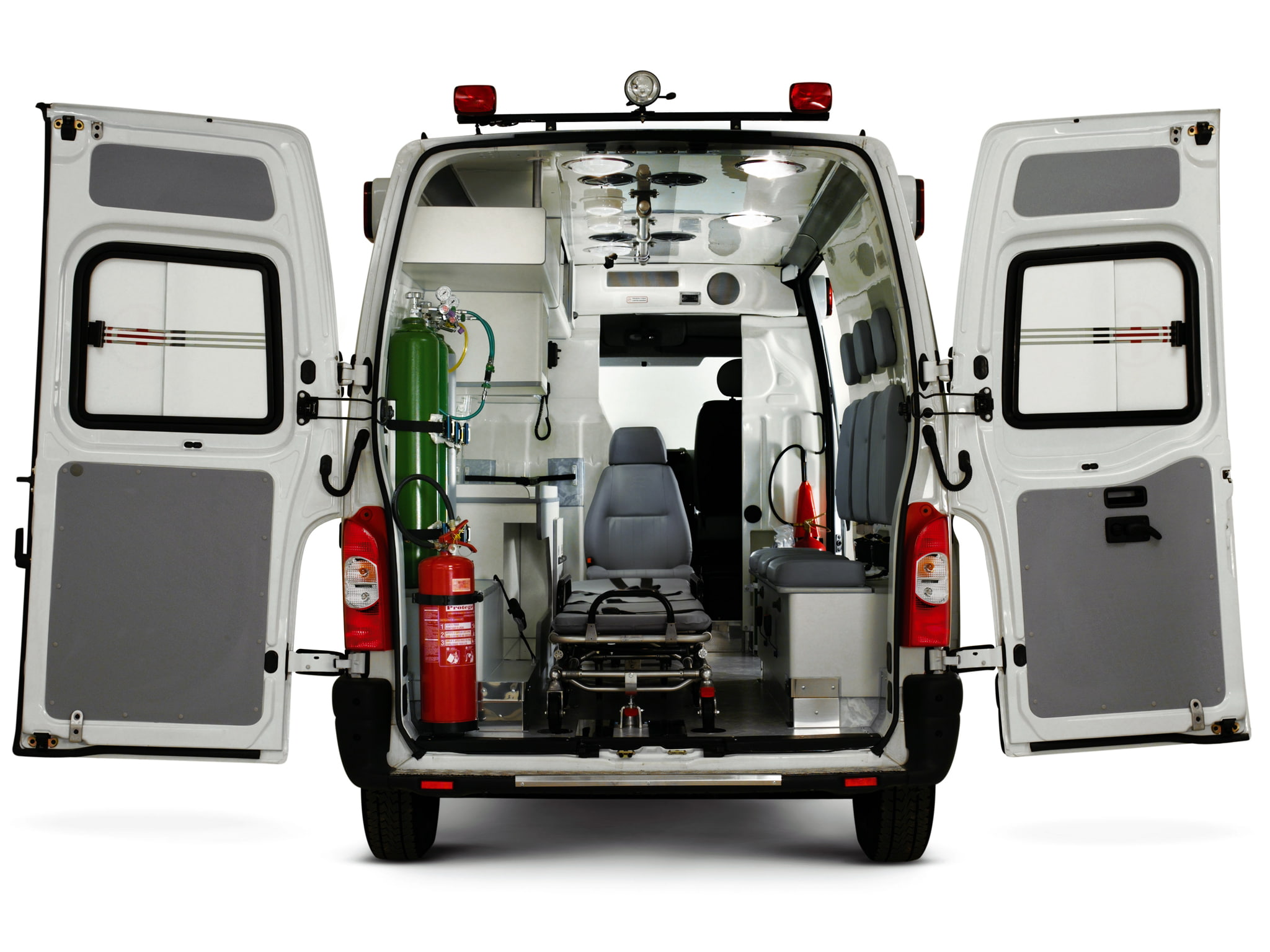 ambulance, 2009, 1080P, roof, high, renault, ambulancia, br spec, master, emergency, interior, HD Wallpaper