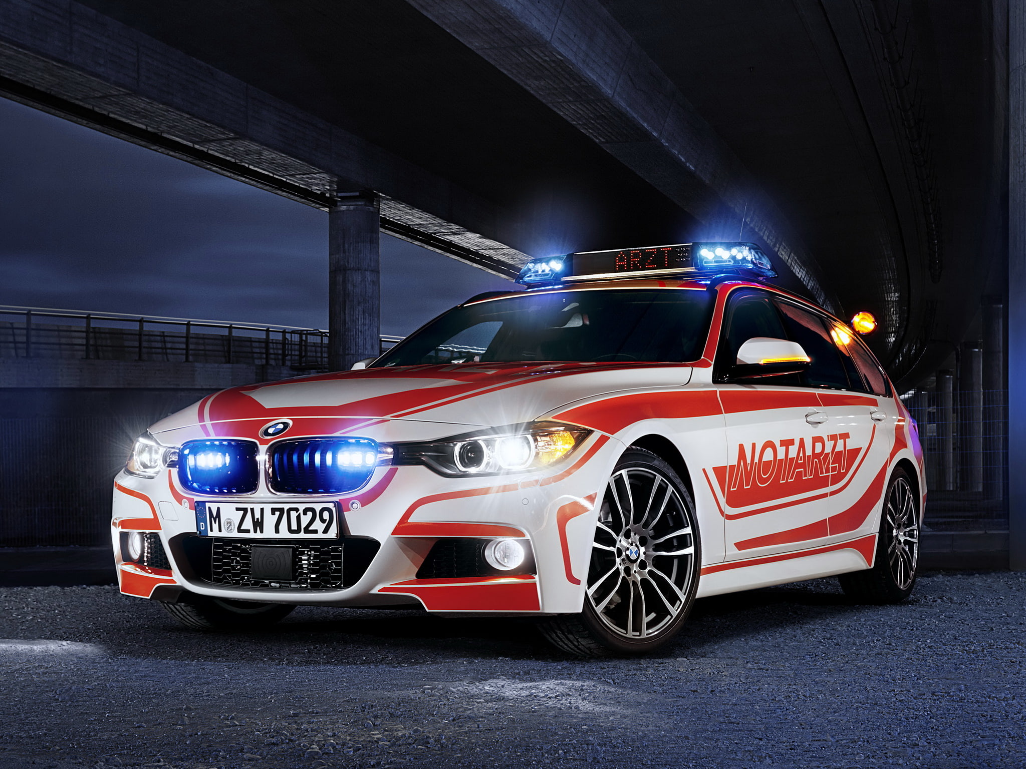 notarzt, bmw, 1080P, touring, package, tuning, f31, sport, emergency, 3 series, 2013, ambulance, HD Wallpaper