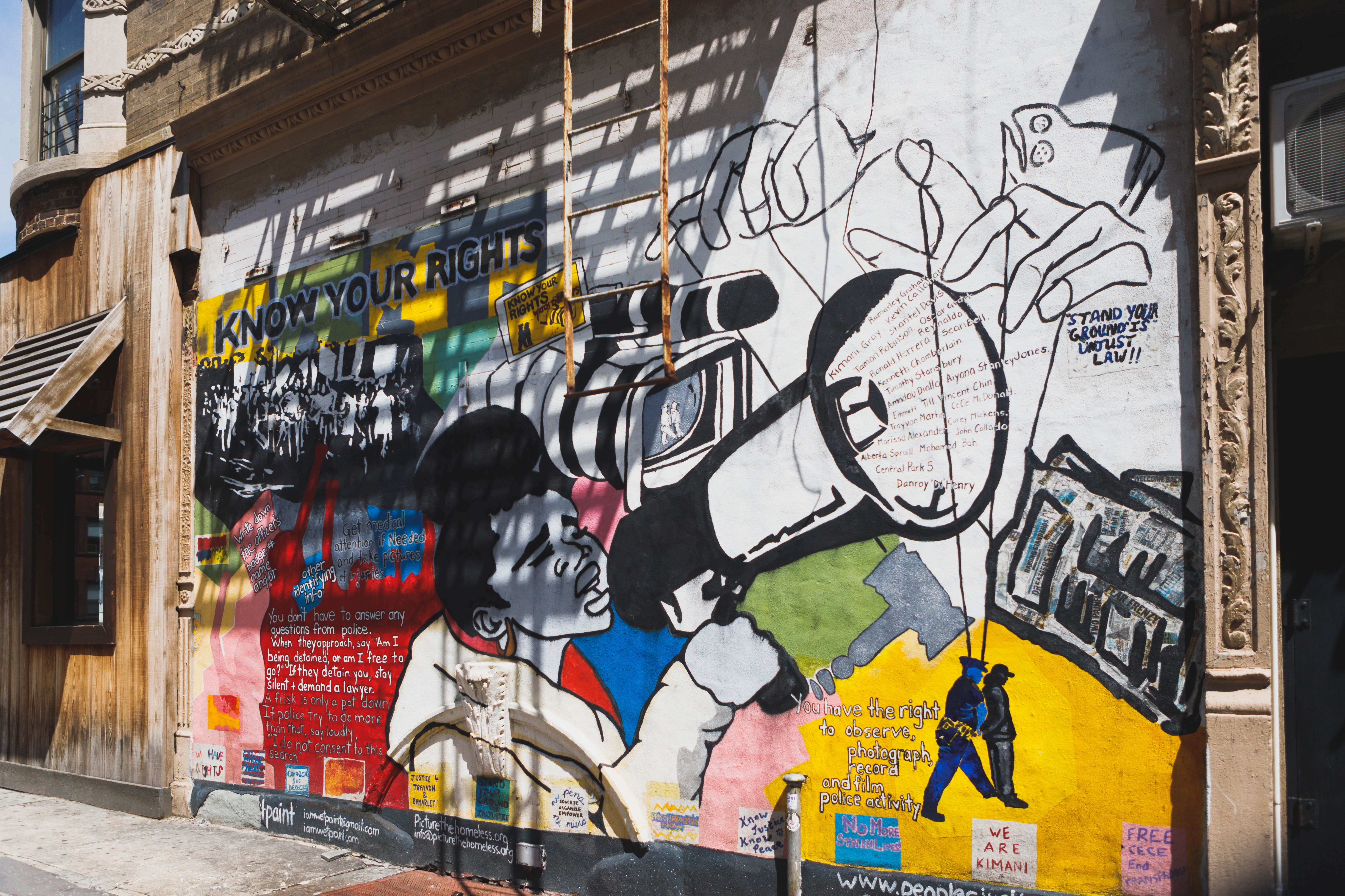 new york, vehicle, text, black, rights, drawing, transportation, outdoors, mural, city, western script, street art, communication, painting, wall, poster, HD Wallpaper