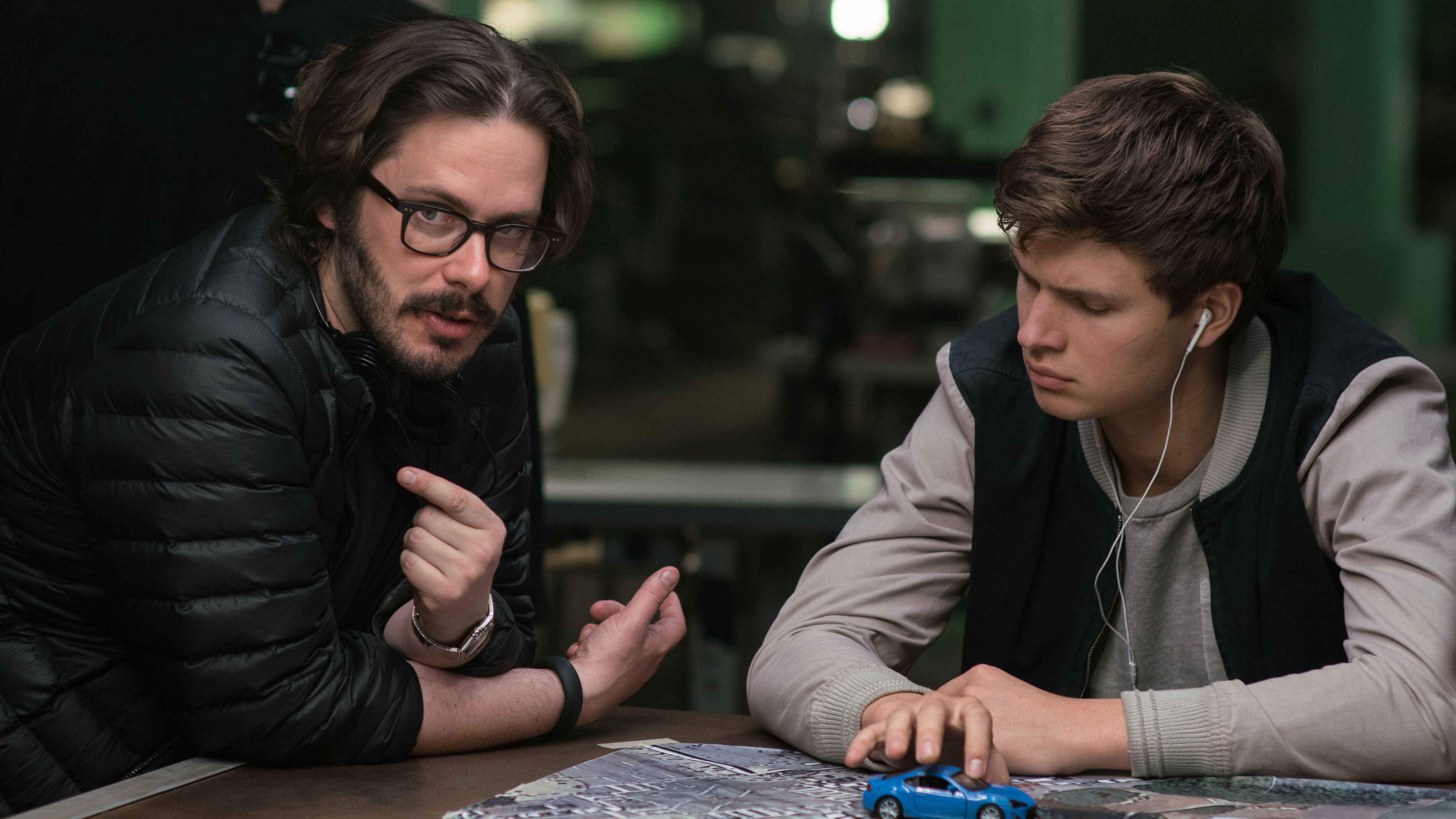 5k, Ansel Elgort, baby, Edgar Wright, driver, Baby Driver, movie, 5K, scene, HD Wallpaper