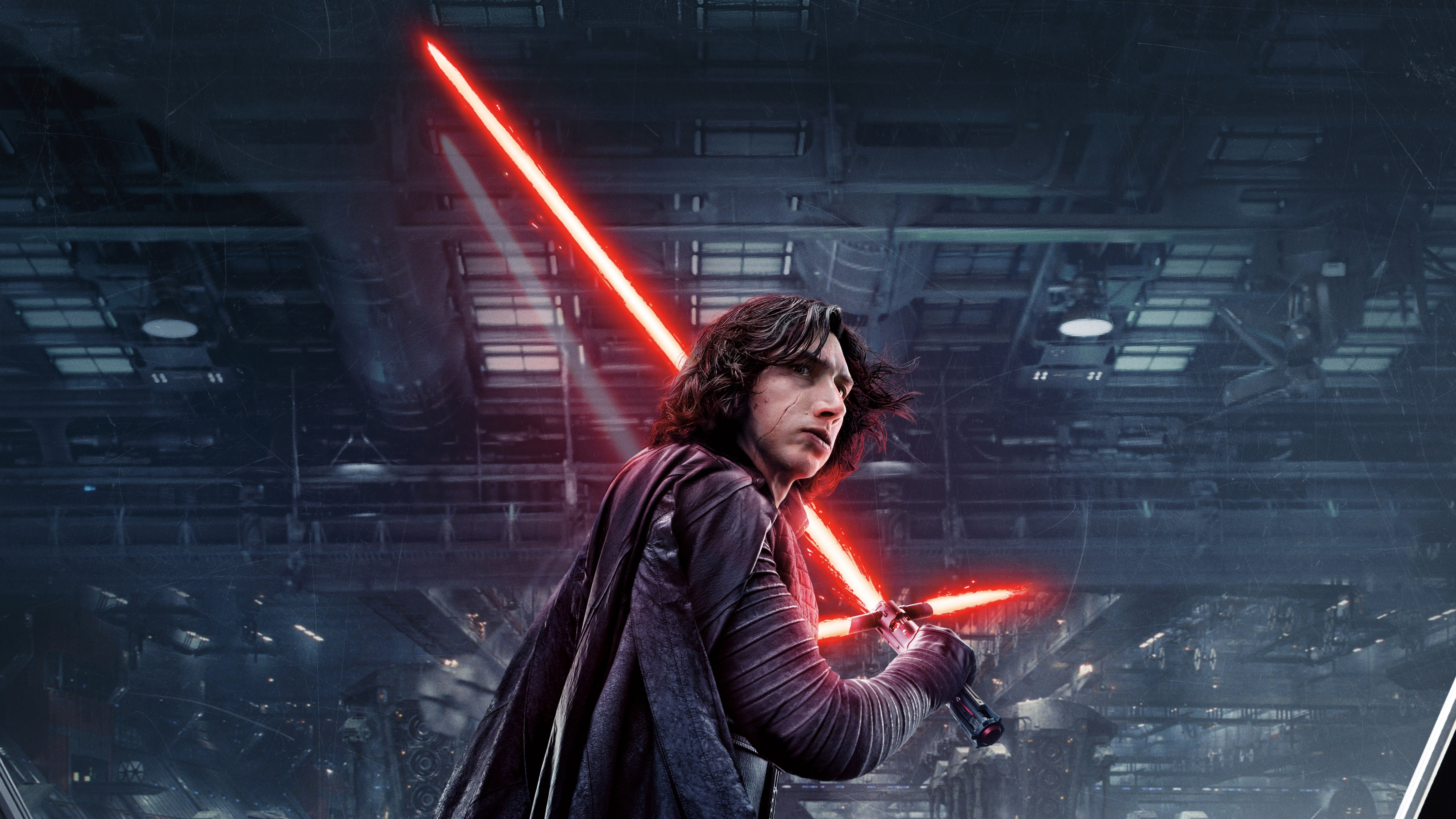5k, Star Wars: The Last Jedi, kylo, star, 5K, Adam Driver, wars, ren, HD Wallpaper
