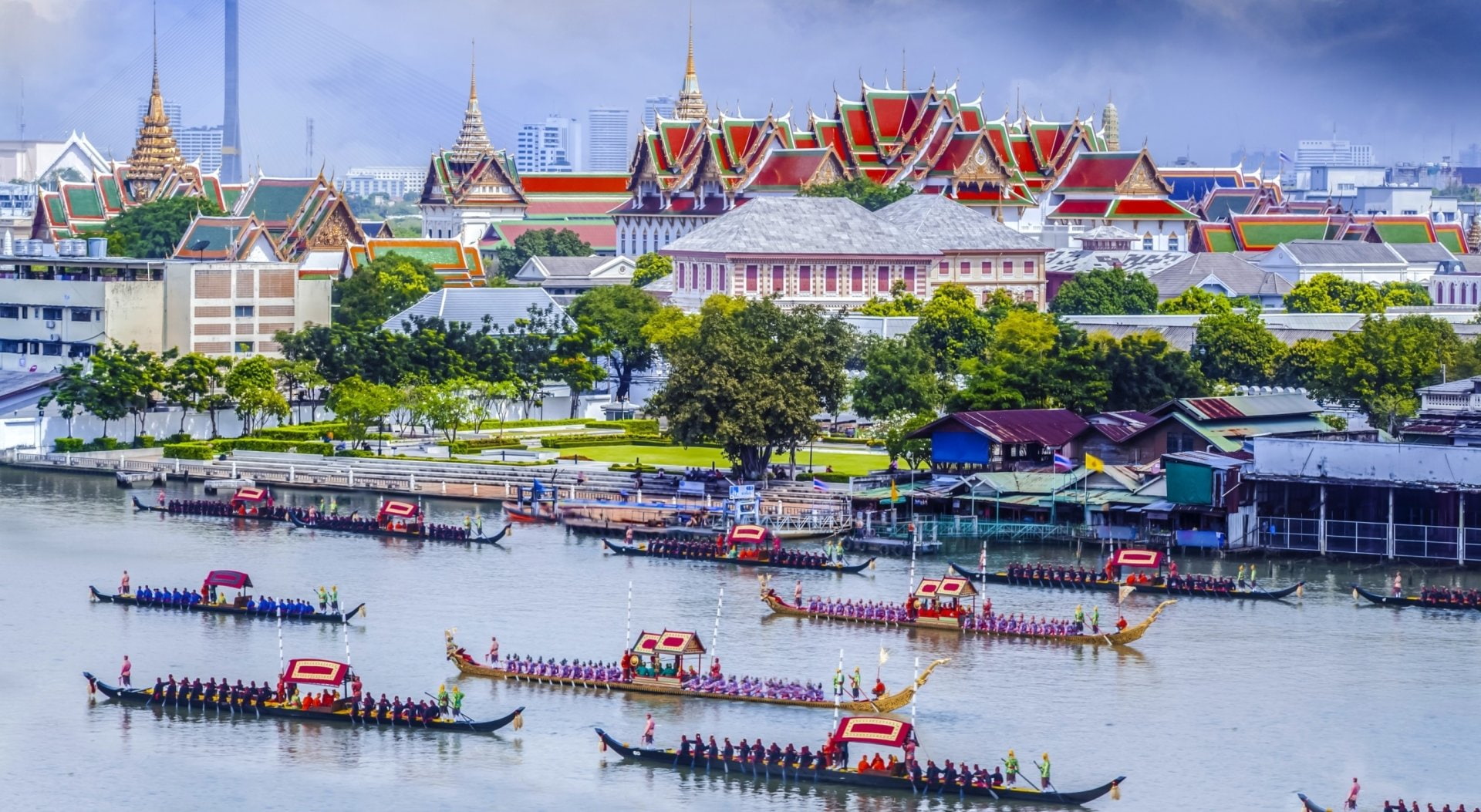 Palaces, Grand Palace, Thailand, Bangkok, 1080P, HD Wallpaper