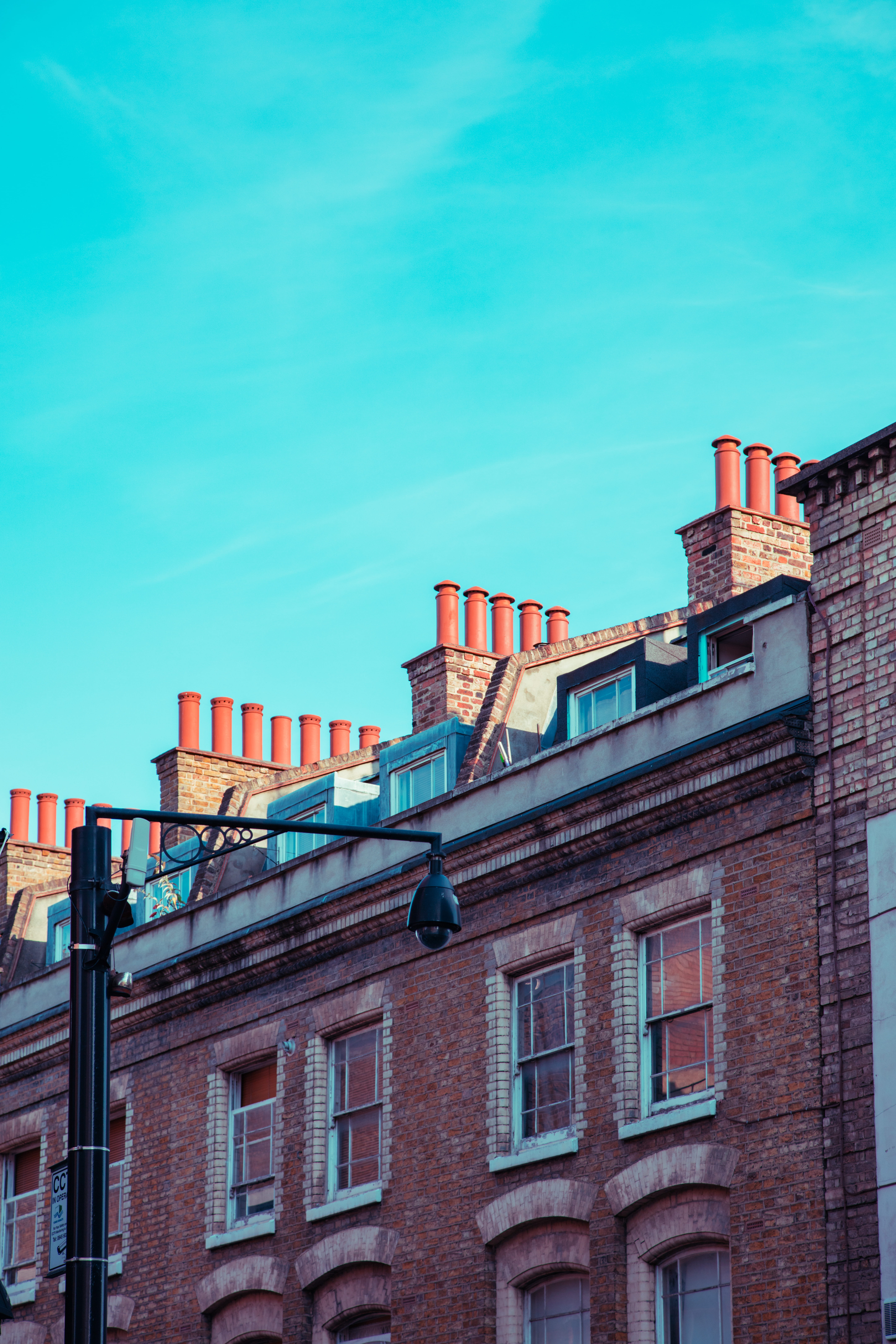 life, brick wall, communication, built structure, orange, architecture, building exterior, blue, clear sky, building, day, row house, sky, nature, text, Phone HD Wallpaper