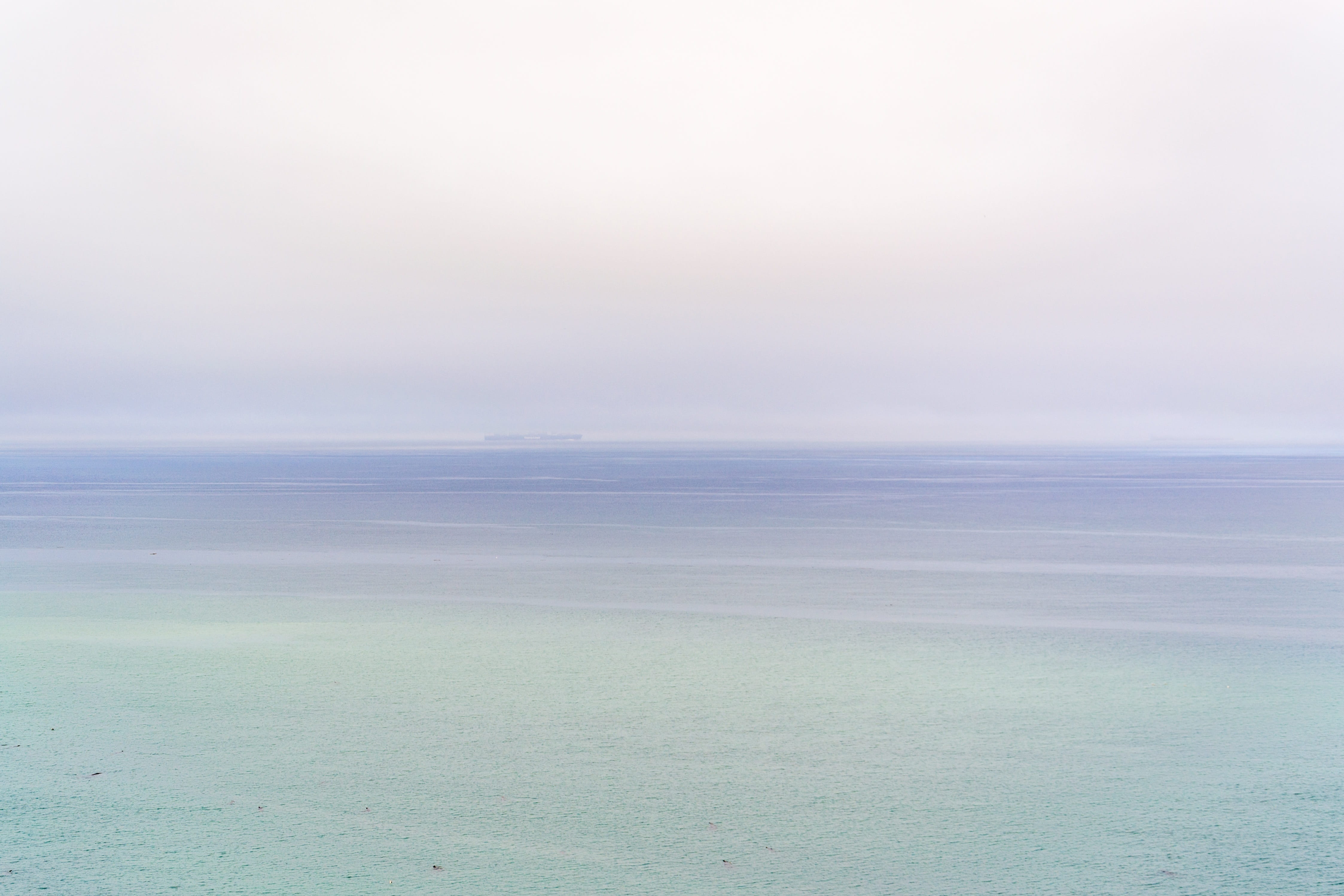 beauty in nature, background, pastel, day, tranquility, environment, cloud - sky, 4K, water, landscape, sky, no people, sea, horizon over water, ocean, HD Wallpaper