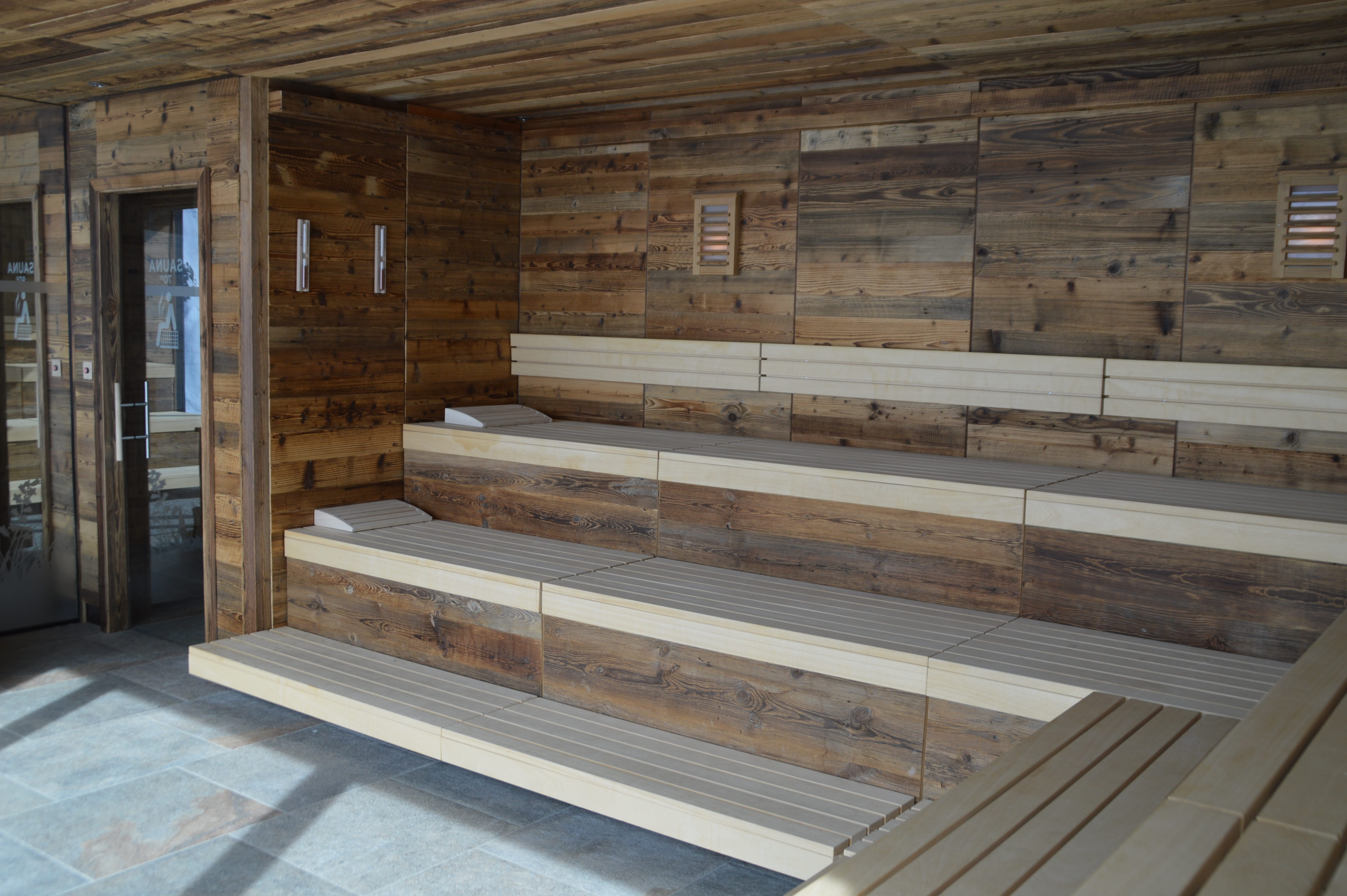 infusion, relax, building, woods, indoors, go away, sauna, absence, home, 4K, relaxation, wellness, steps and staircases, luxury, hot, no people, spa, HD Wallpaper
