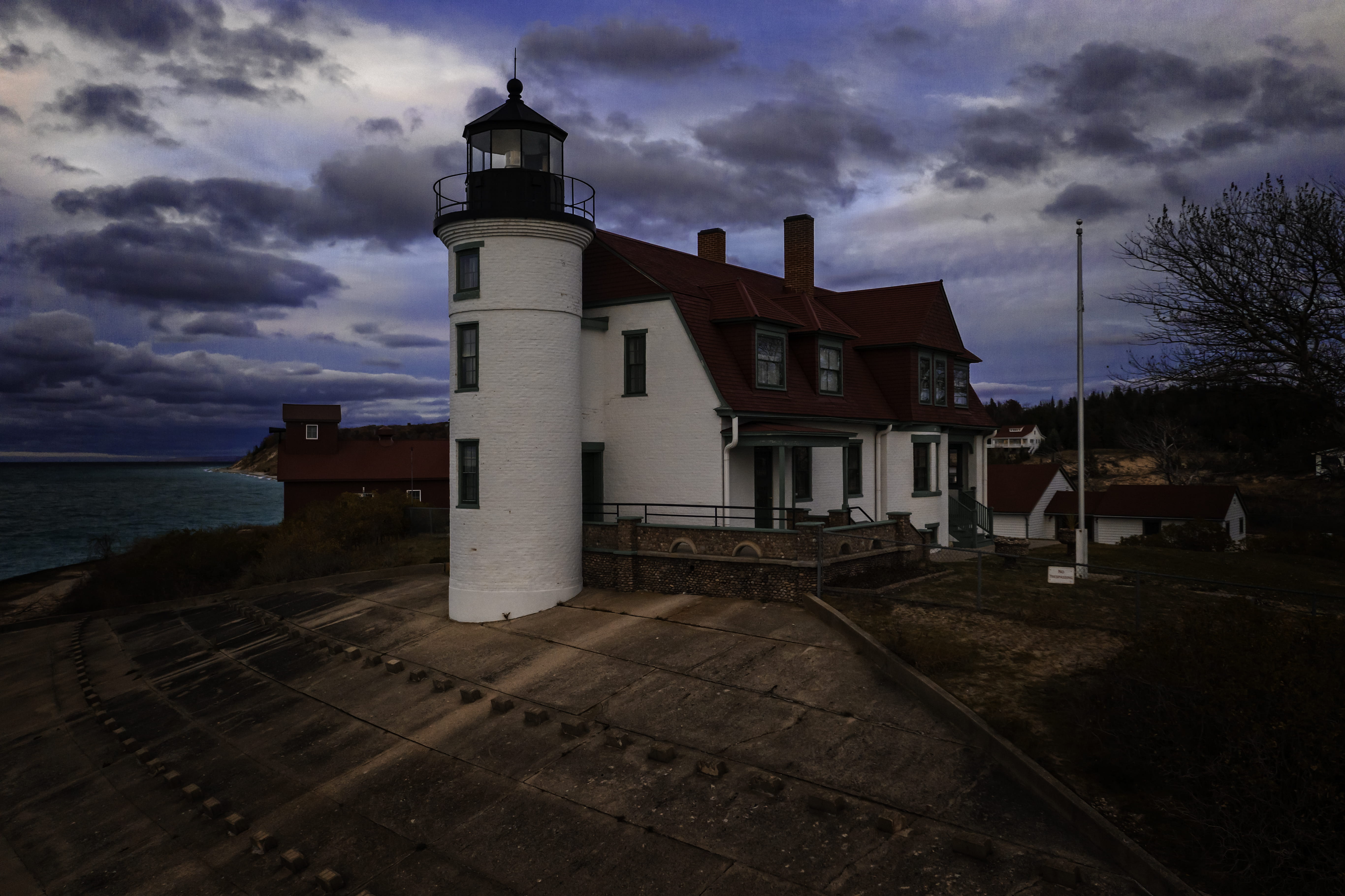 city, rural, nature, cloud - sky, lighthouse, town, overcast, architecture, house, religion, landscape, outdoors, sea, no people, frankfort, building exterior, HD Wallpaper