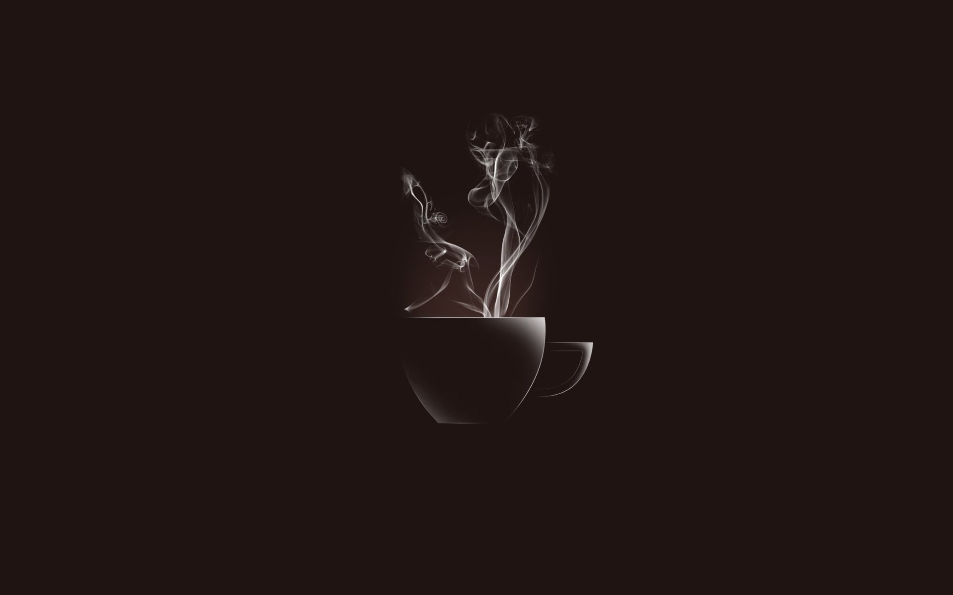 Black, Food, 1080P, mug, Dark, Smoke, Drink, HD Wallpaper