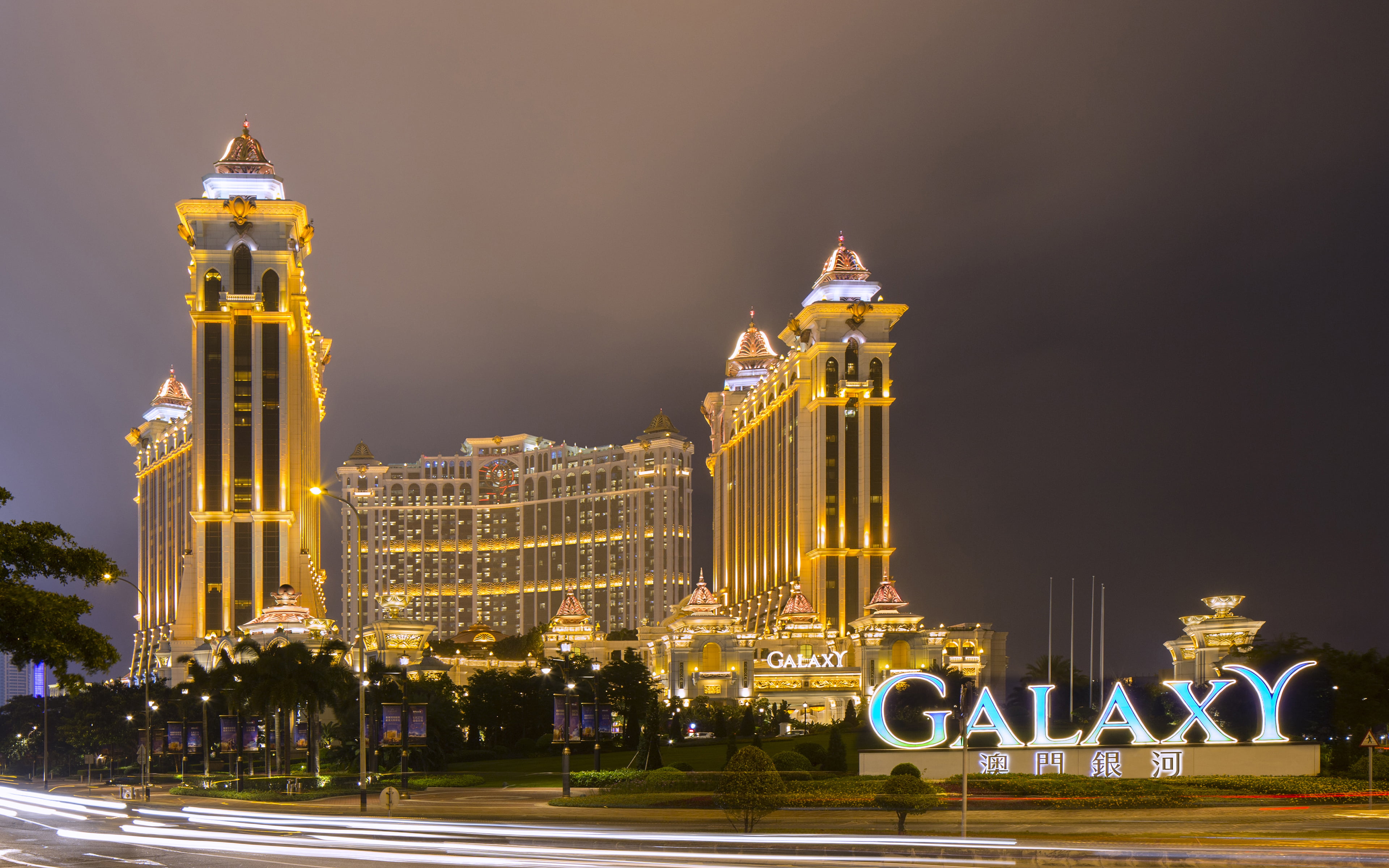 macau, travel, city, luxury, tower, arts culture and entertainment, night, built structure, no people, travel destinations, building exterior, cityscape, HD Wallpaper