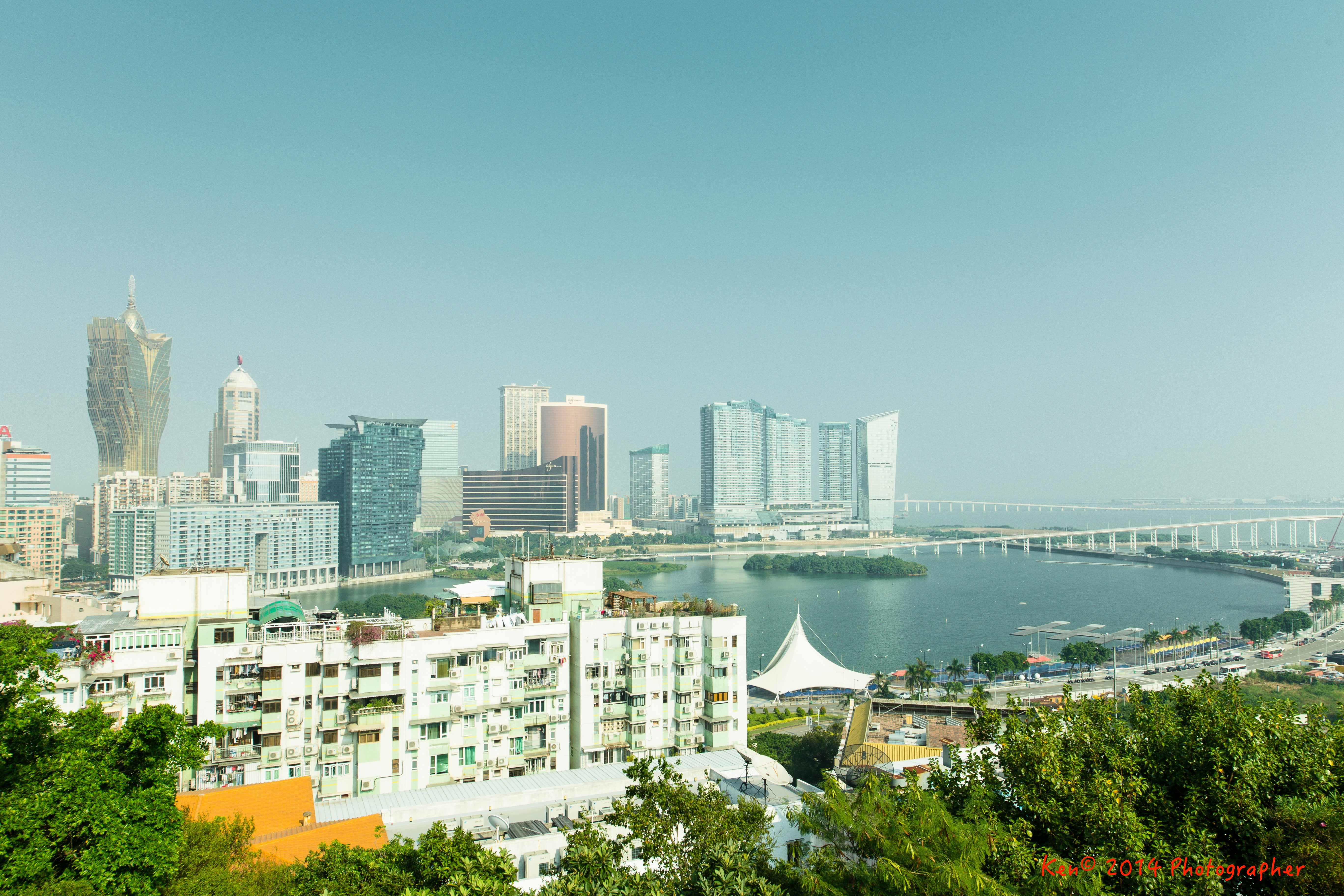landscape, architecture, macau, skyscraper, sky, no people, built structure, city, modern, nature, cityscape, office building exterior, building exterior, HD Wallpaper