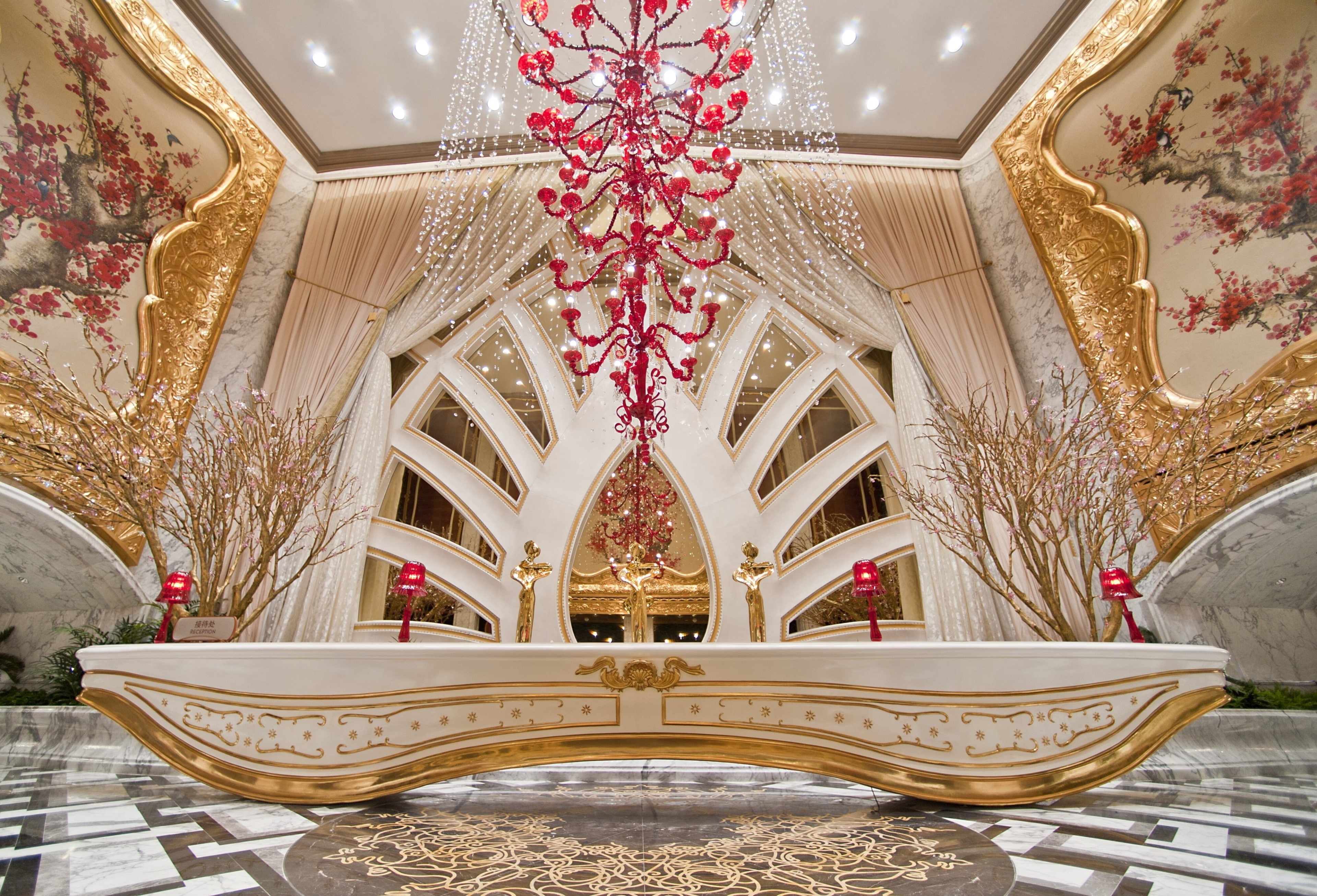 art and craft, luxury, the past, pattern, home, floral pattern, indoors, built structure, 4K, galaxy macau 4k download  for pc desktop, decoration, ceiling, HD Wallpaper