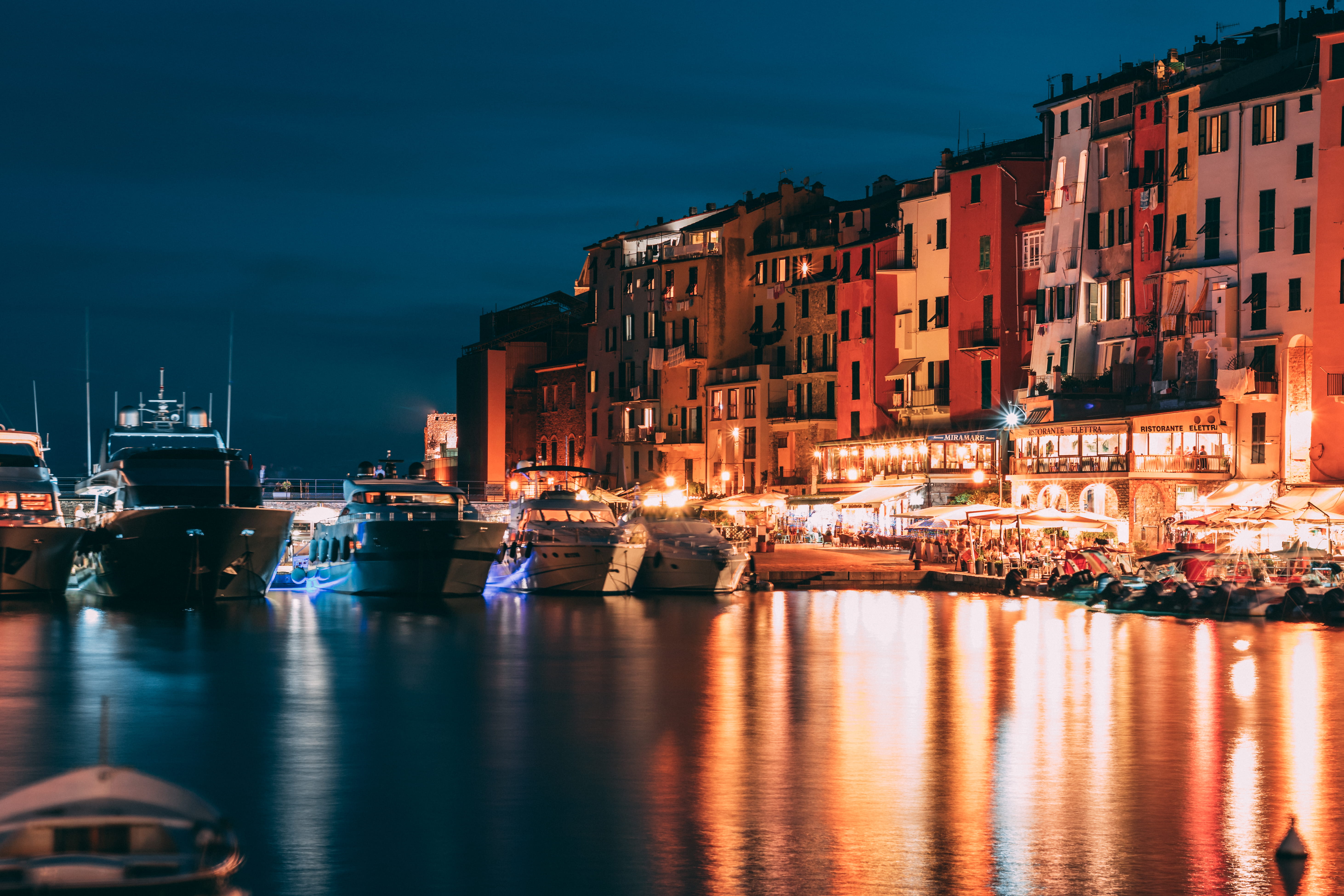 boats, canal, night, building, port, sailboat, reflection, sea, marina, italy, nautical vessel, yacht, harbor, city, passenger craft, urban, downtown, vessel, HD Wallpaper