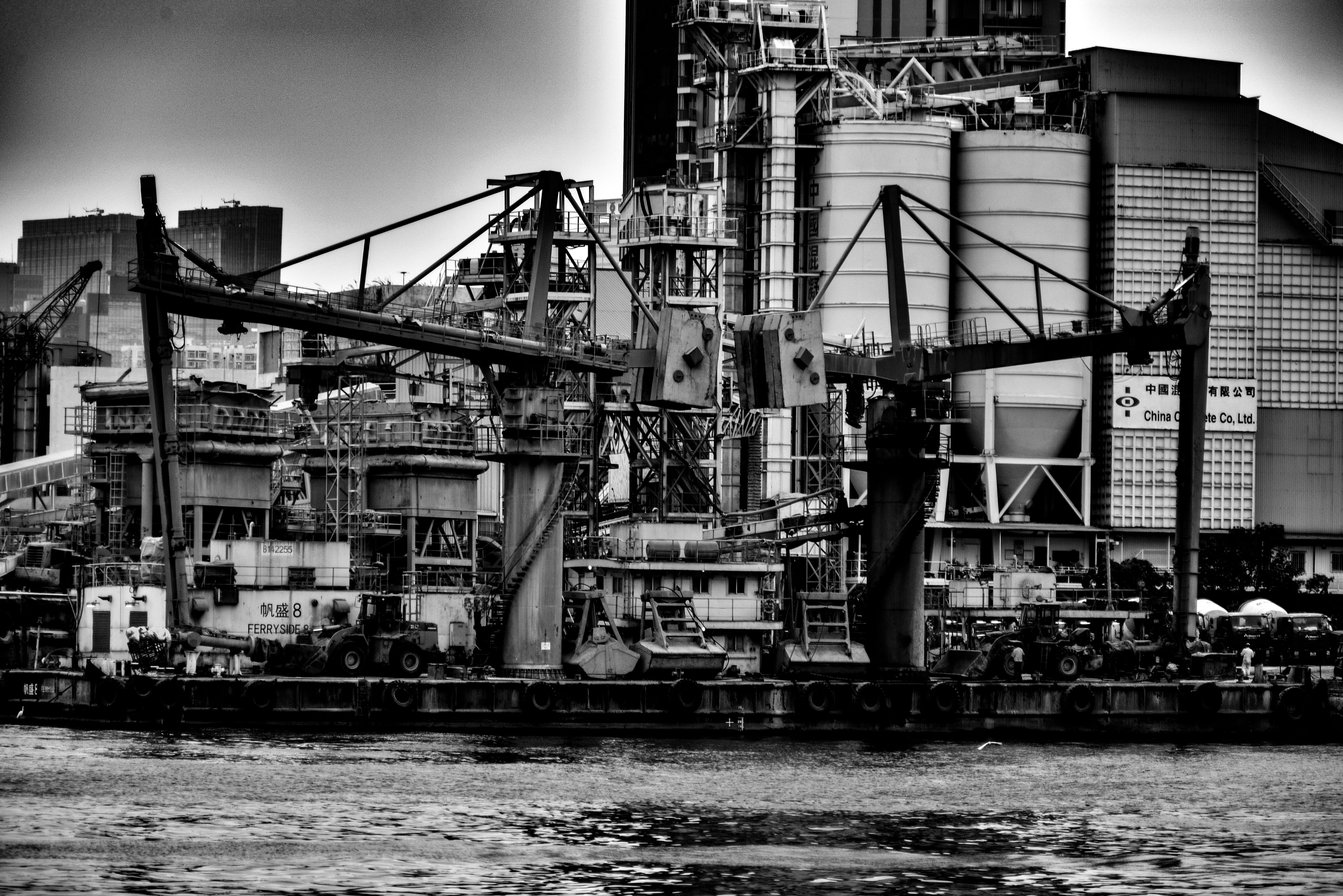 sea, sailboat, no people, building exterior, day, harbor, pier, repair, water, nautical vessel, ship, river, architecture, freight transportation, commercial dock, HD Wallpaper