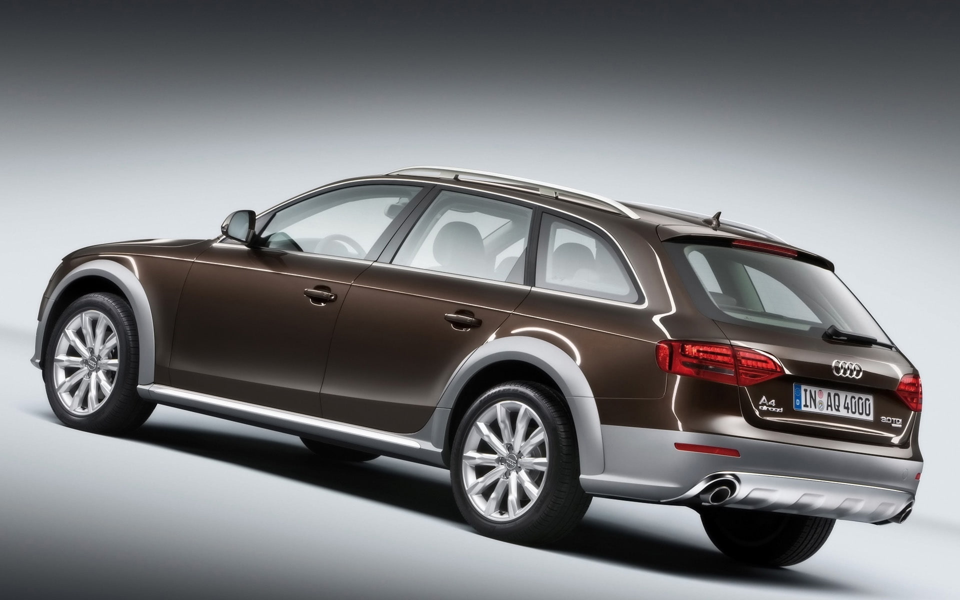 1080P, quattro, studio, audi, side, rear, allroad, audi a4, HD Wallpaper
