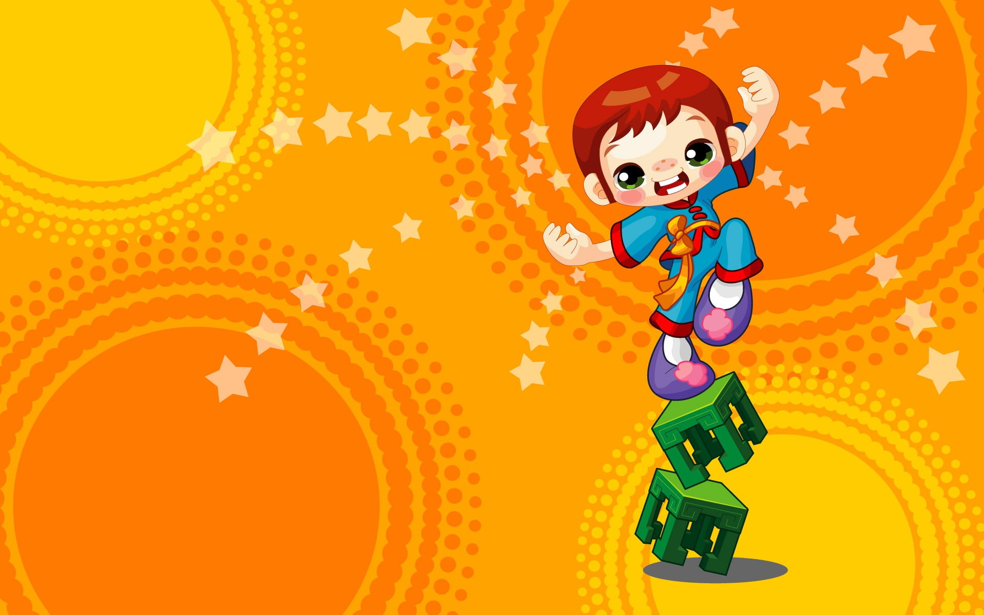 1080P, cartoon, kids, HD Wallpaper