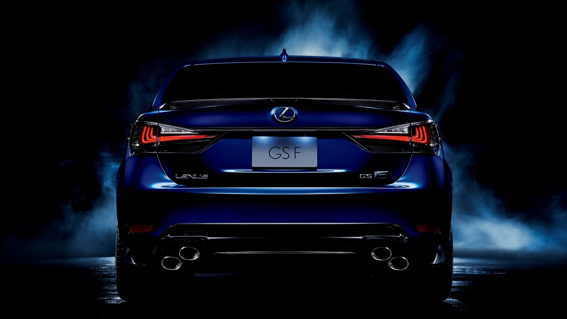 GS-F, 1080P, Lexus, Back, Car, HD Wallpaper