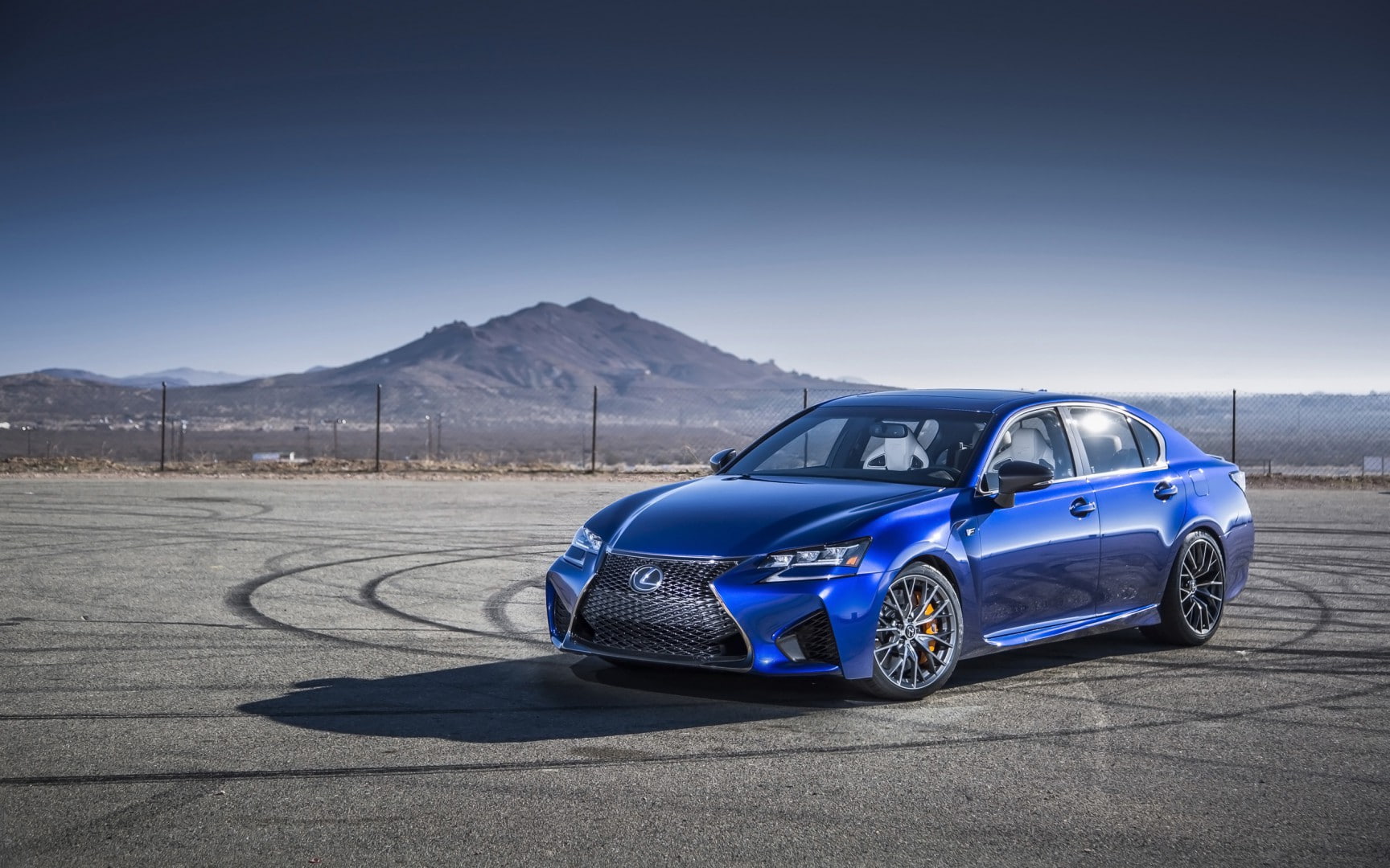 sedan, gs, blue, f, lexus, car, 720P, 2016, hd, HD Wallpaper