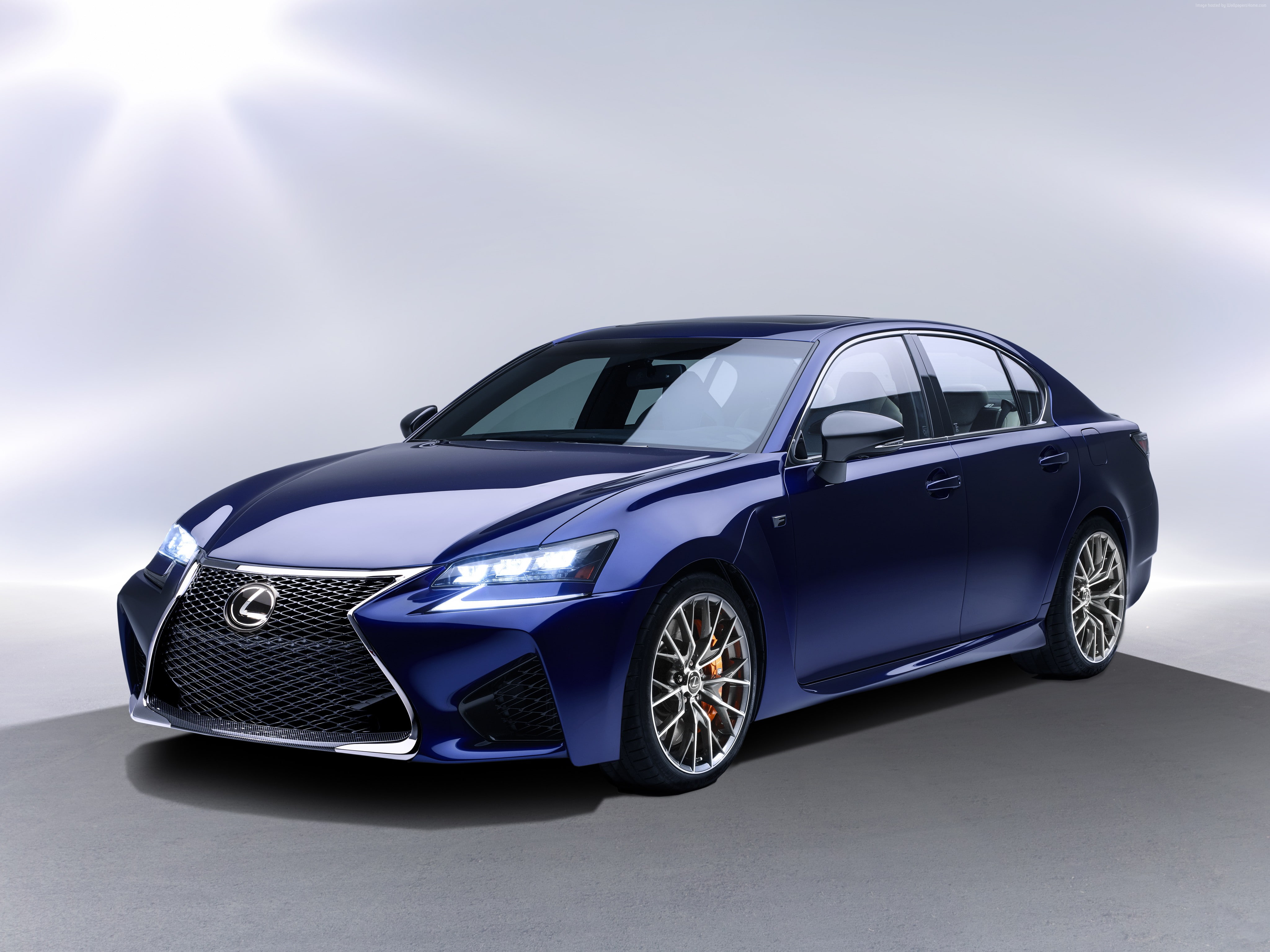 luxury cars, Lexus GS F, 4K, supercar, interior, test drive, HD Wallpaper