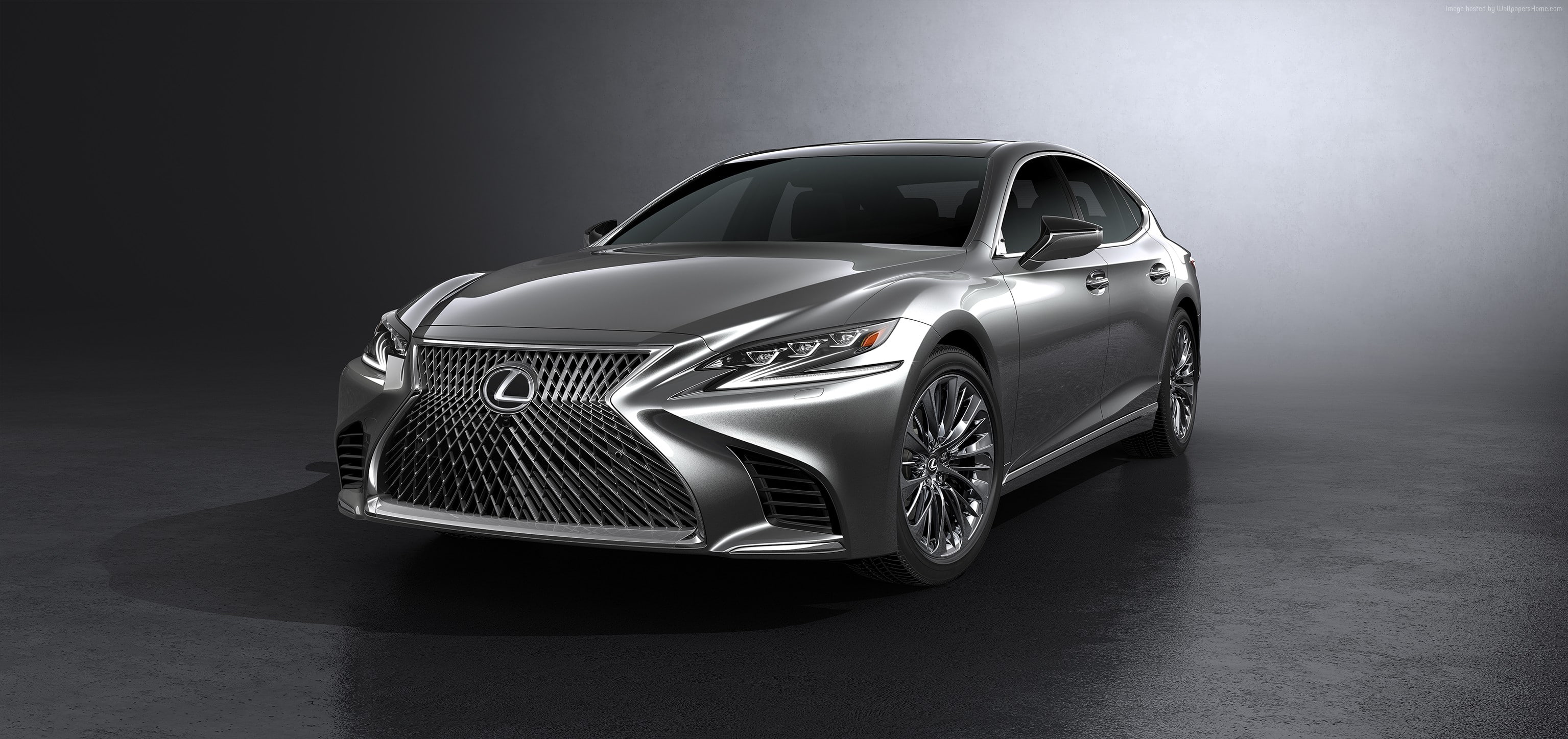 NAIAS 2017, Lexus LS, front, 2K, HD Wallpaper