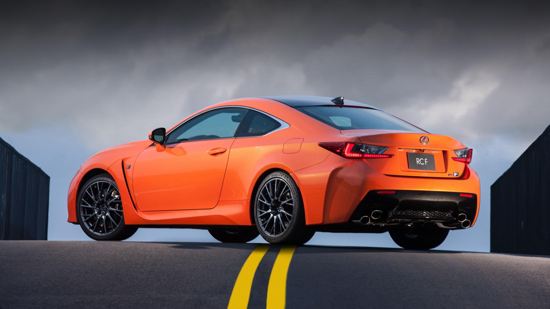 f, orange, rc, cars, 2015, coupe, 1080P, lexus, HD Wallpaper