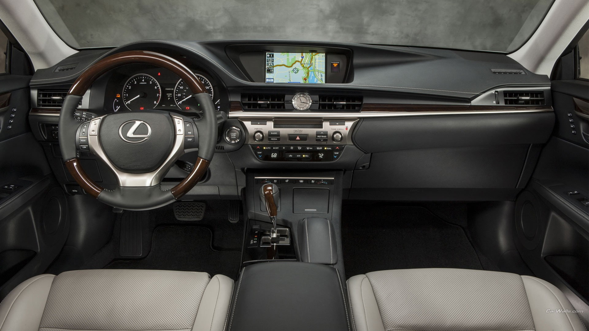 car, Lexus ES350, Lexus, 1080P, car interior, vehicle, HD Wallpaper