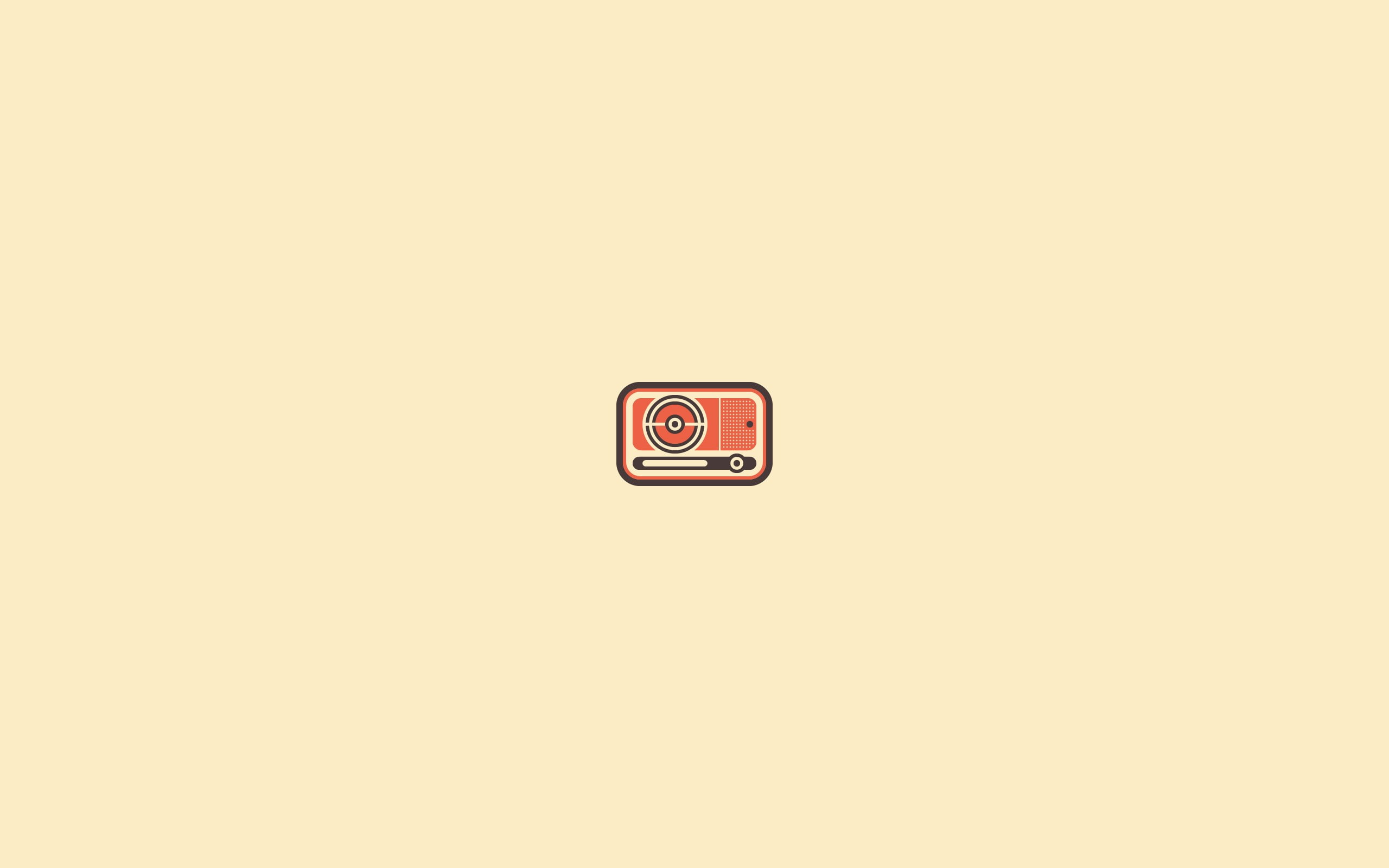 2K, simplistic, Simple, minimalistic, Radio, HD Wallpaper