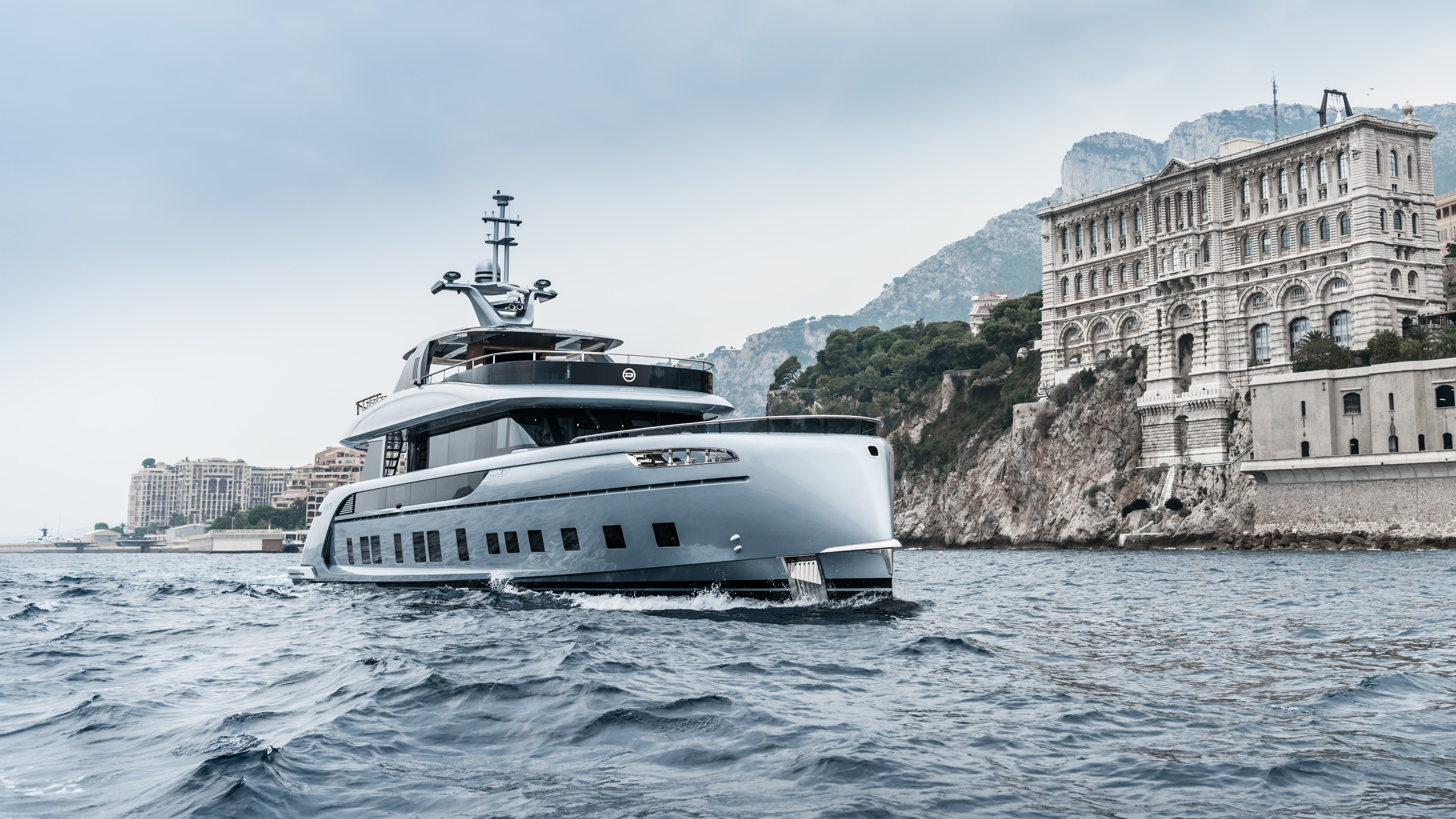 passenger craft, no people, gtt, luxury, outdoors, canal, travel, sea, 115, waterfront, sailing, yacht, nature, architecture, ship, building exterior, motion, HD Wallpaper