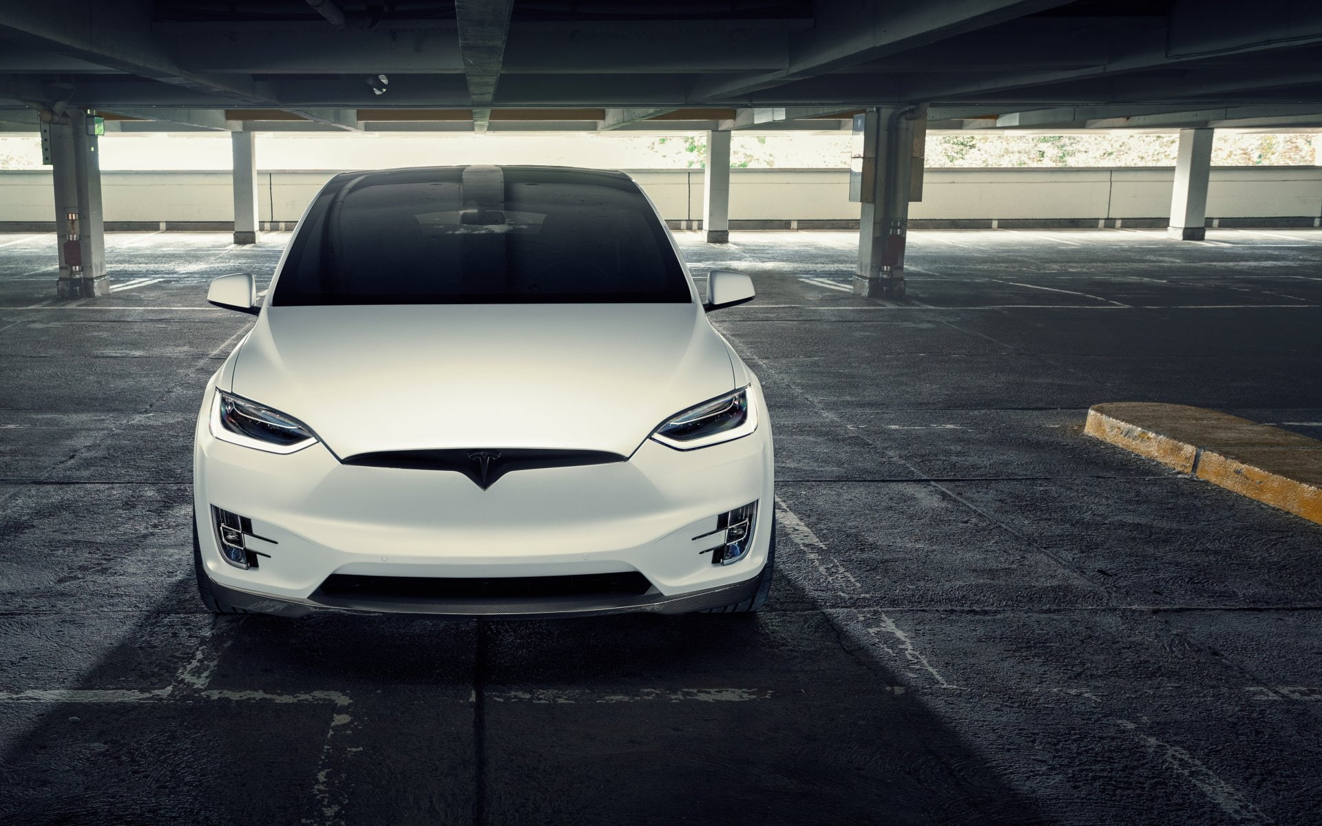 Luxury Car, Crossover Car, Car, 1080P, Tesla Model X, Tesla Motors, SUV, White Car, Electric Car, HD Wallpaper