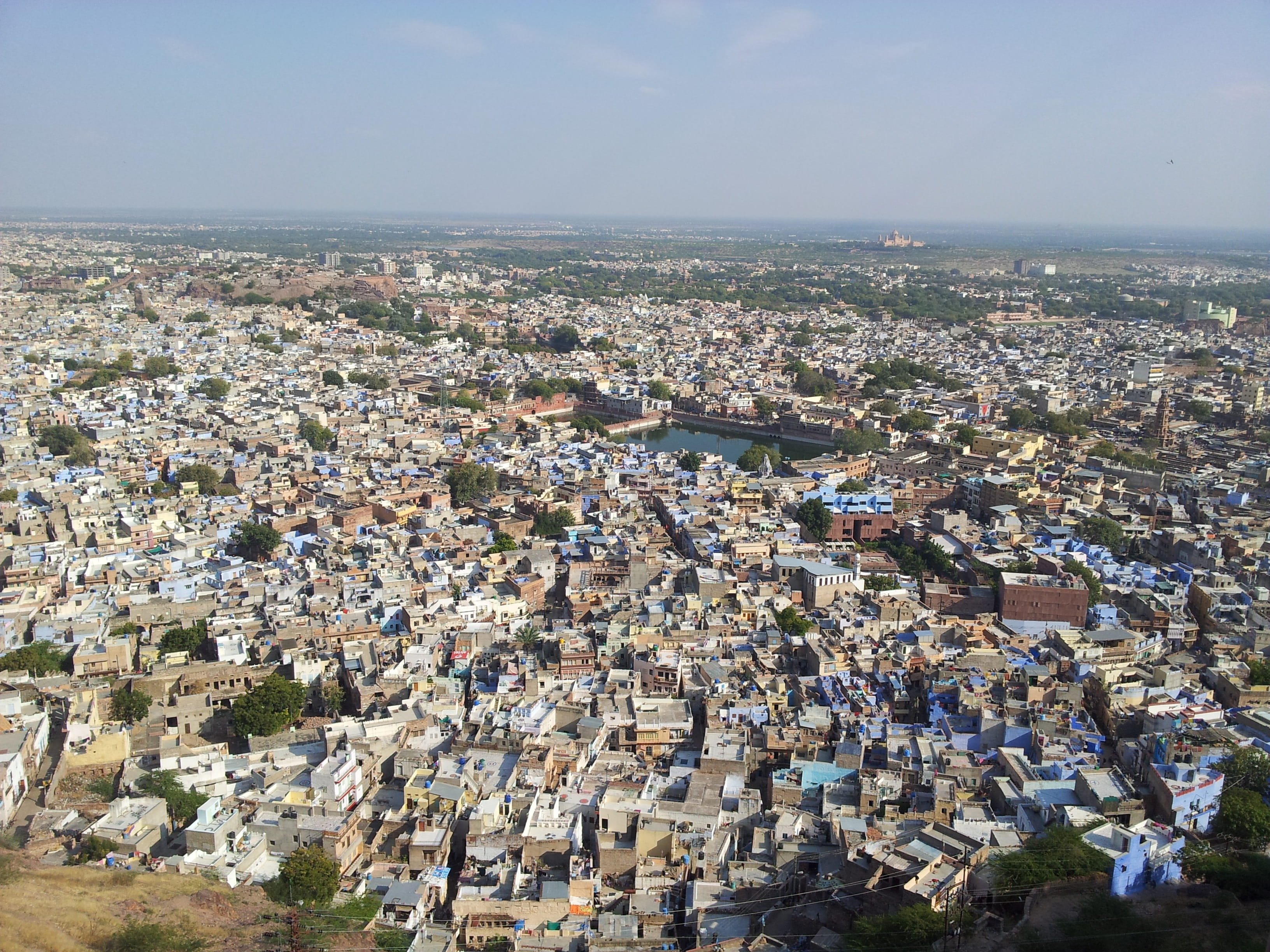 tourism, ancient, water, hill, nature, asia, history, landmark, palace, day, traditional, historical, architecture, no people, monument, townscape, Rajasthan, HD Wallpaper