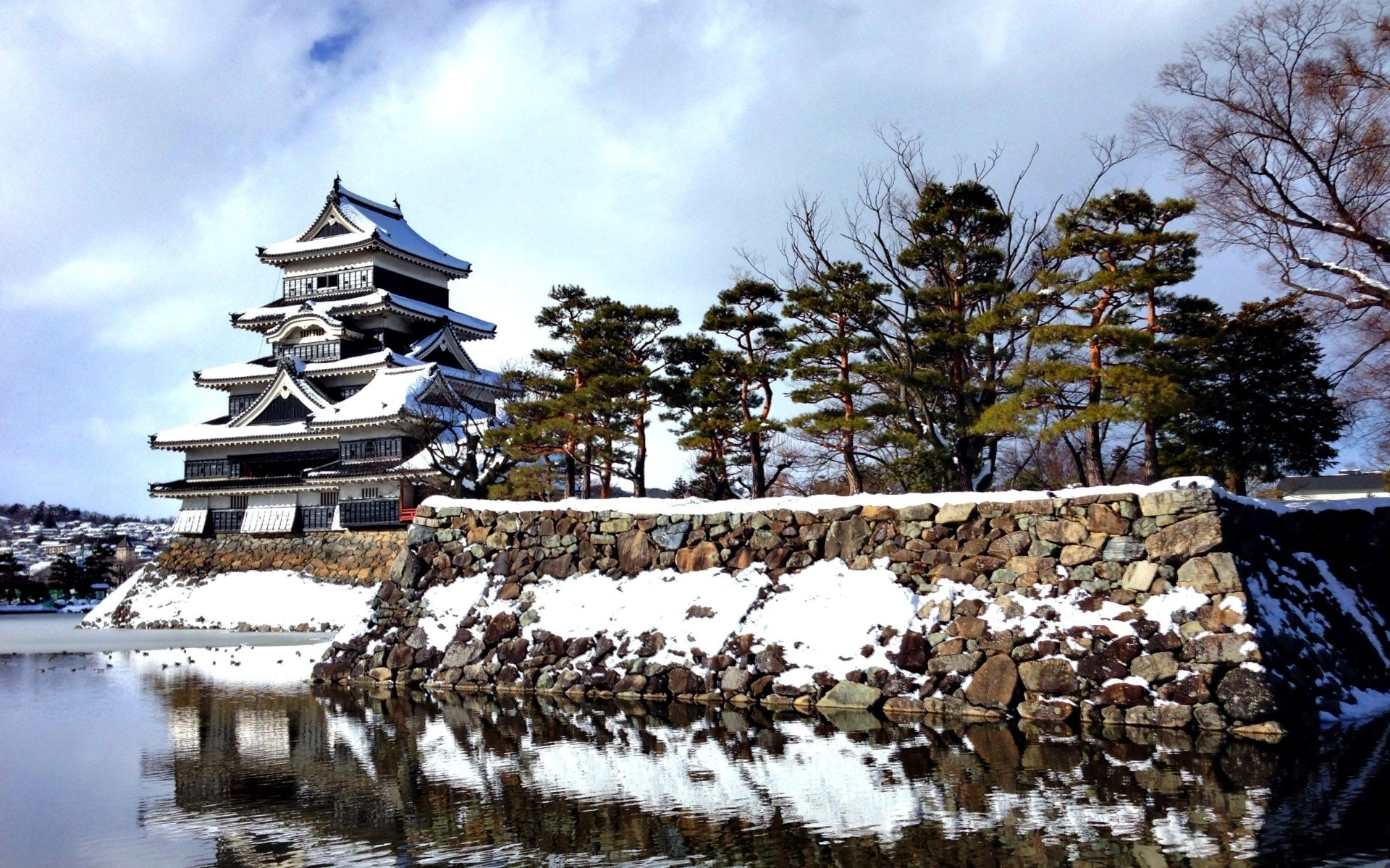 Castles, Matsumoto Castle, 1080P, HD Wallpaper