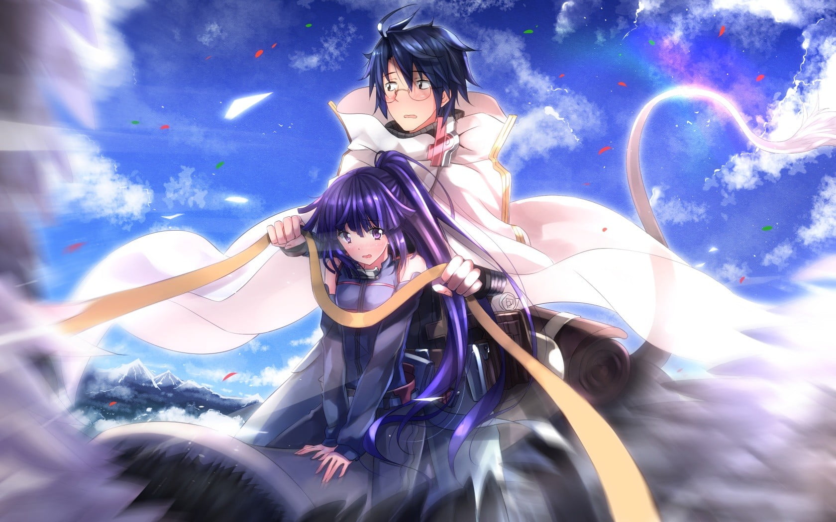 nature, bubble, Log Horizon, illuminated, ponytail, dark hair, beautiful woman, real people, black, characters, anime girls, fashion, Shiroe, male, haired, HD Wallpaper