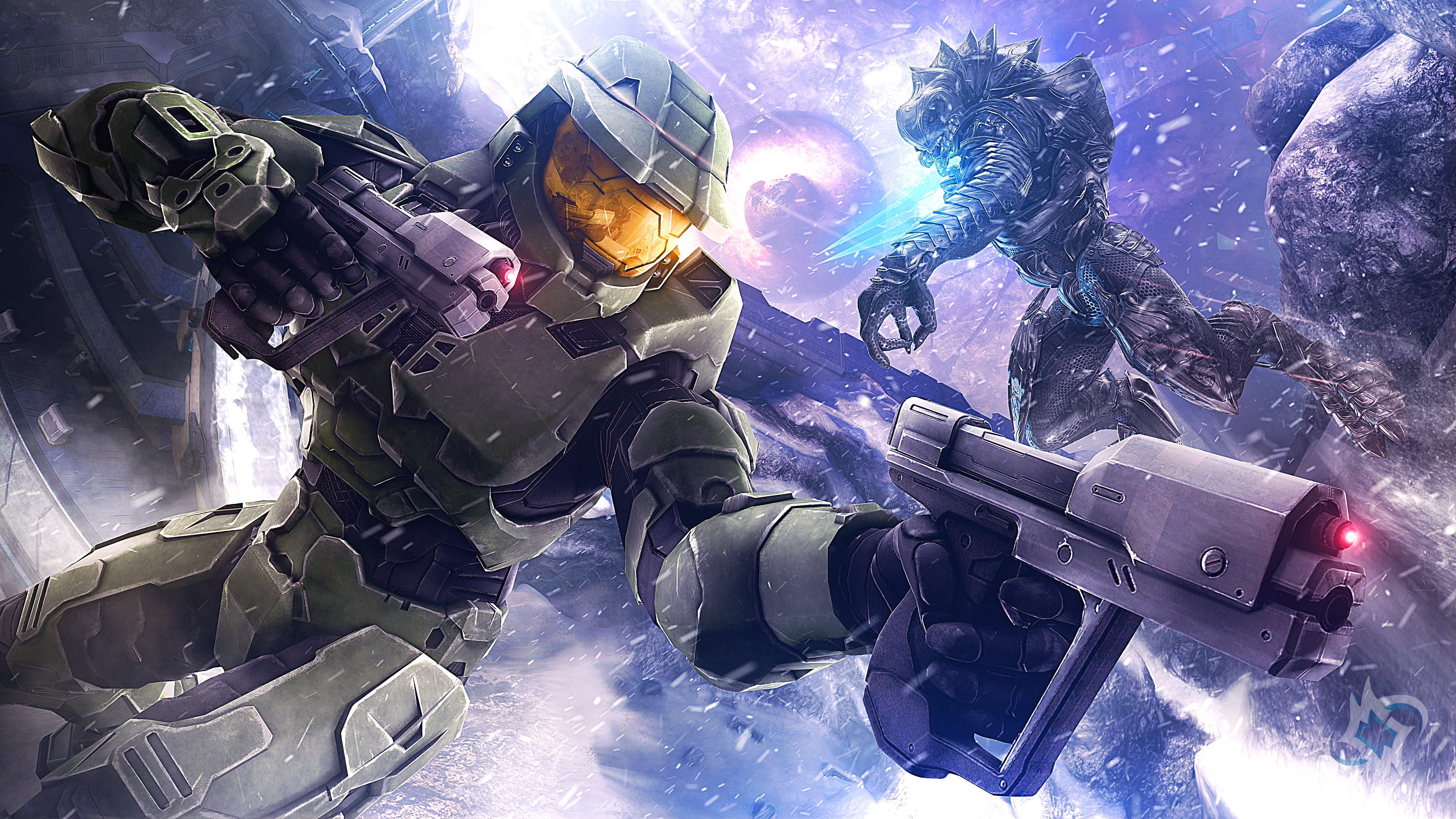Halo 3, 4K, 4K, Master Chief, HD Wallpaper