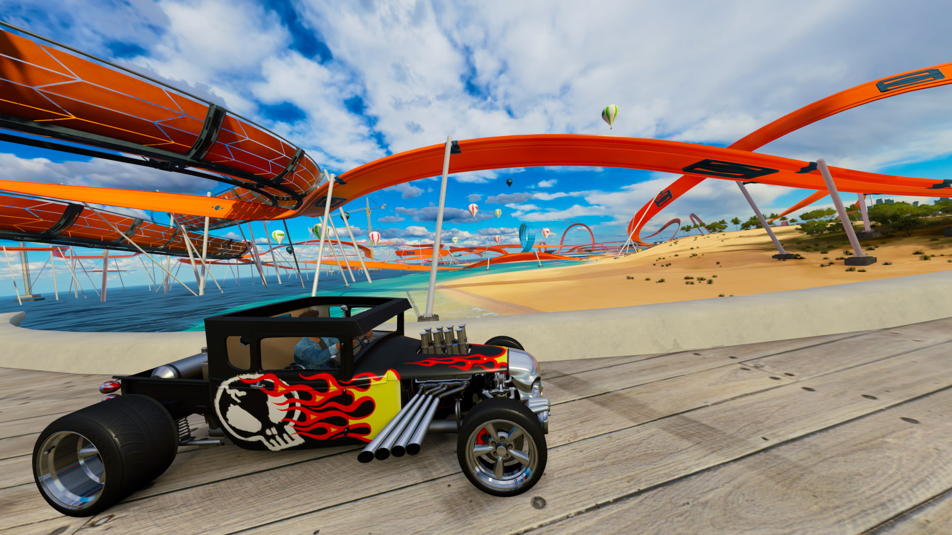 air vehicle, no people, 1080P, transportation, motion, motor vehicle, 4Gamers, orange color, sunlight, cloud - sky, nature, travel, car, wheel, built structure, HD Wallpaper