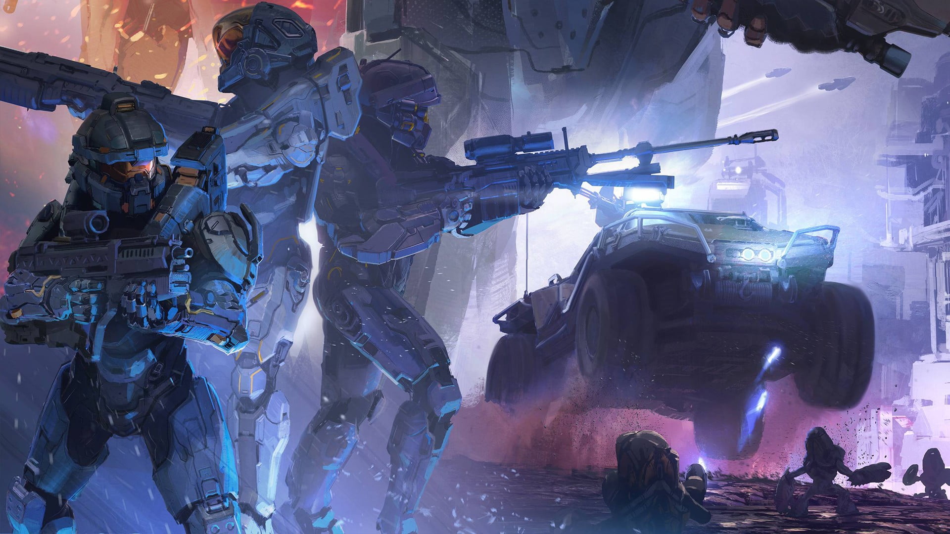 Halo Legends, Halo 5: Guardians, Halo Reach, Halo 4, 1080P, HD Wallpaper