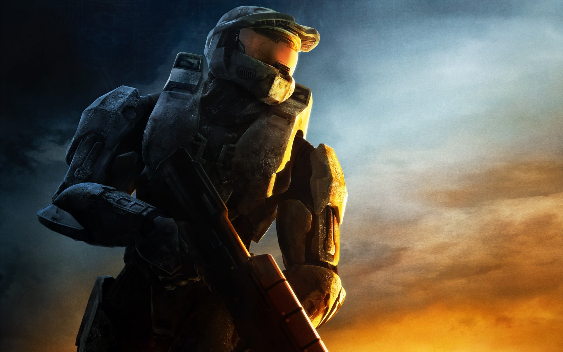 army helmet, protection, special forces, headwear, government, Halo, military, Master Chief, Halo 3, safety, low angle view, sky, nature, 1080P, clothing, HD Wallpaper