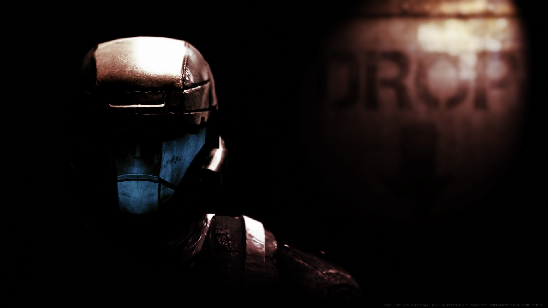 art, hd, animals, dogs, 1080P, x, halo, odst, Halo ODST, HD Wallpaper