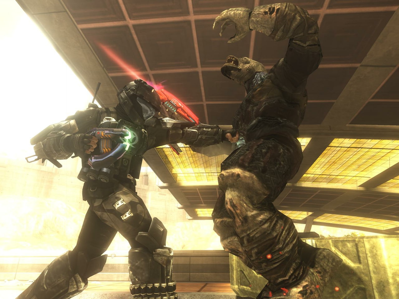 Punch, halo, games, video, 720P, art, ODST, hd, 3, brute, HD Wallpaper