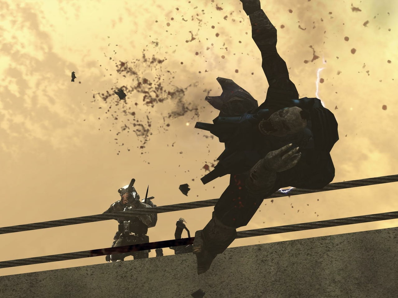 flying, halo, art, ODST, 3, video, hd, games, brute, 720P, HD Wallpaper